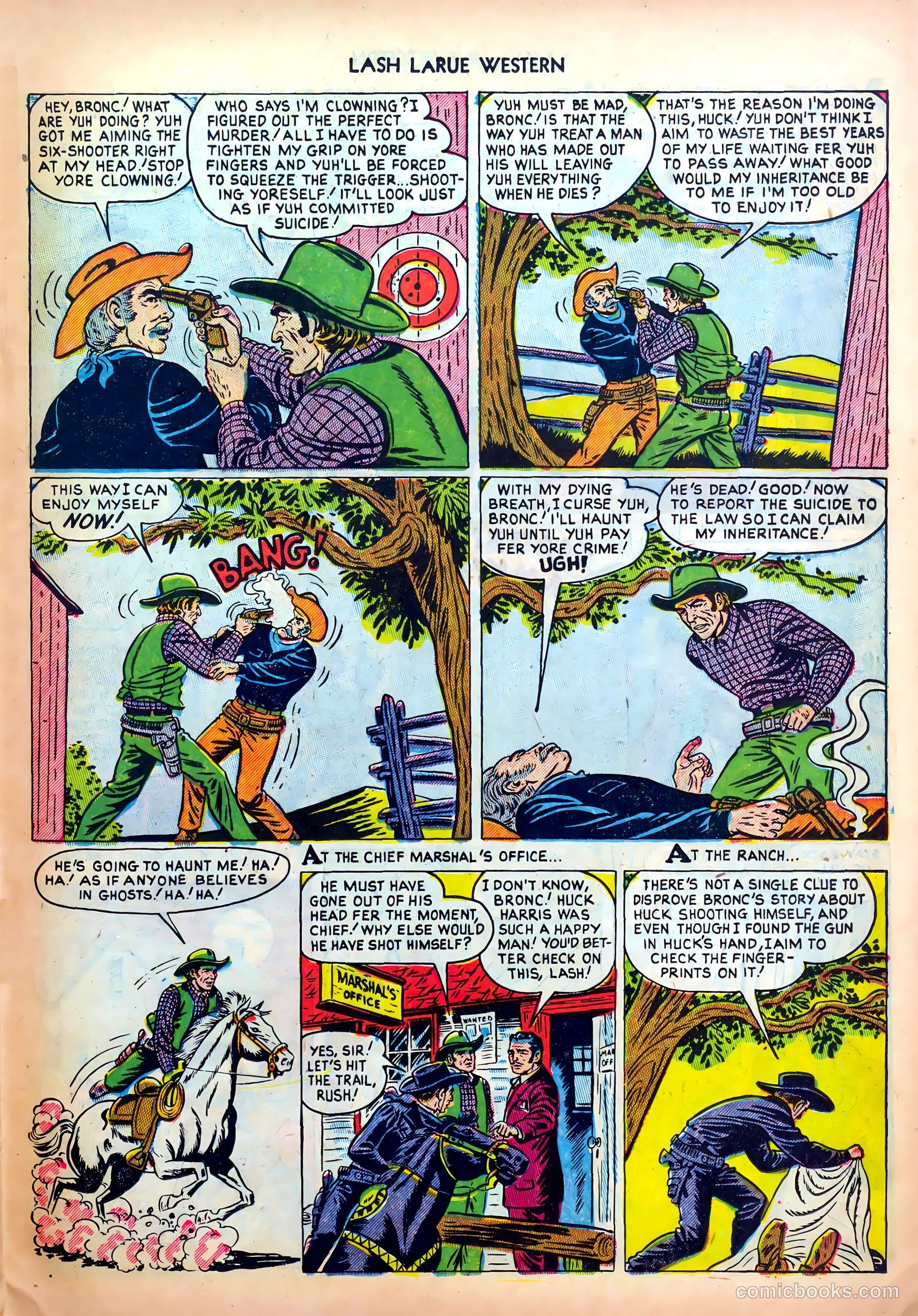 Lash LaRue Western #31 (1952) — page 19 of 36