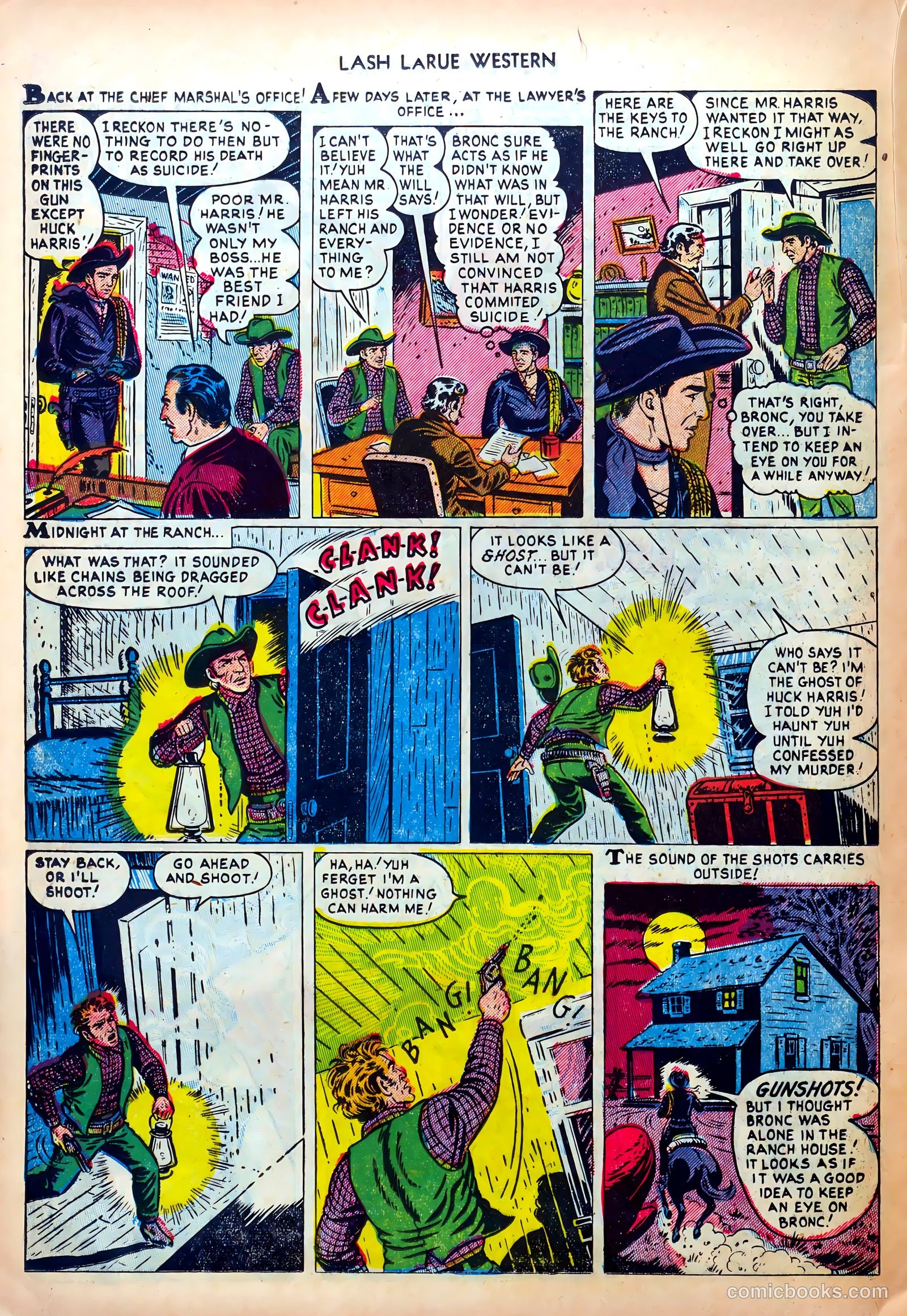 Lash LaRue Western #31 (1952) — page 20 of 36