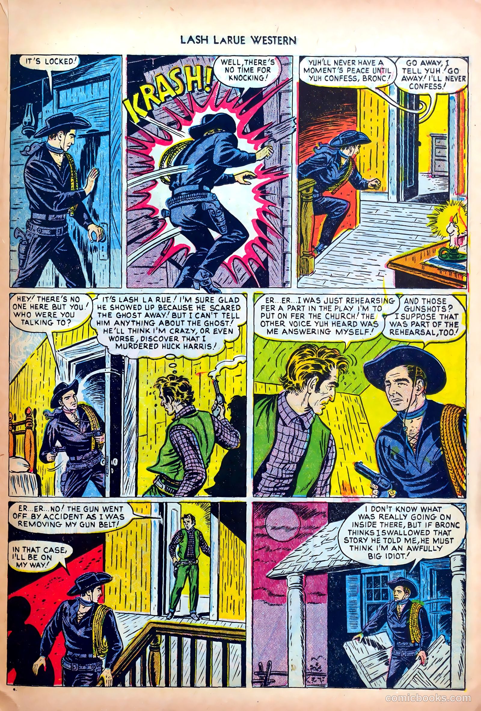 Lash LaRue Western #31 (1952) — page 21 of 36