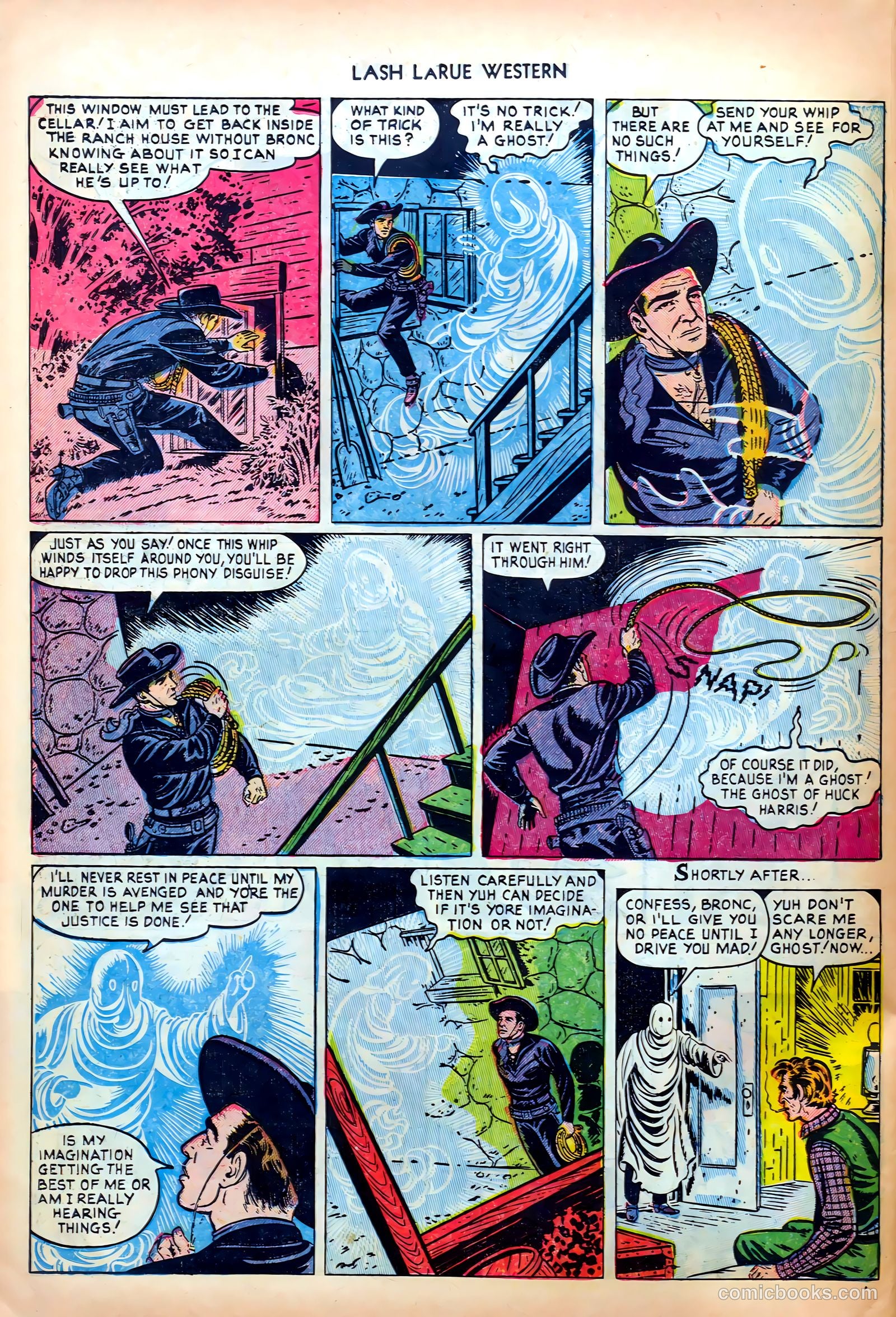Lash LaRue Western #31 (1952) — page 22 of 36