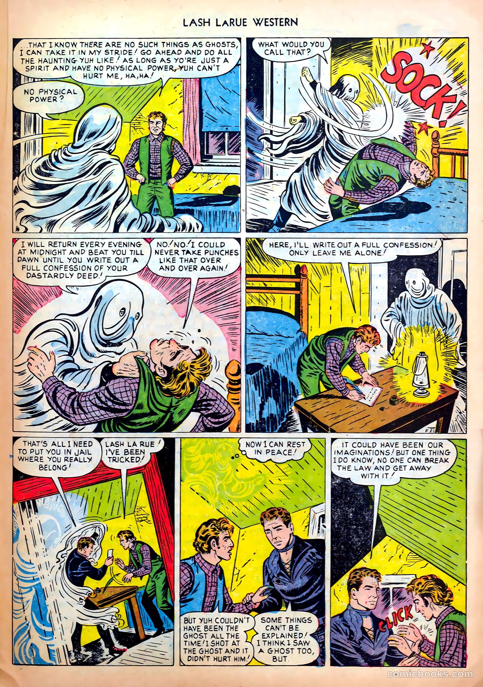 Lash LaRue Western #31 (1952) — page 23 of 36