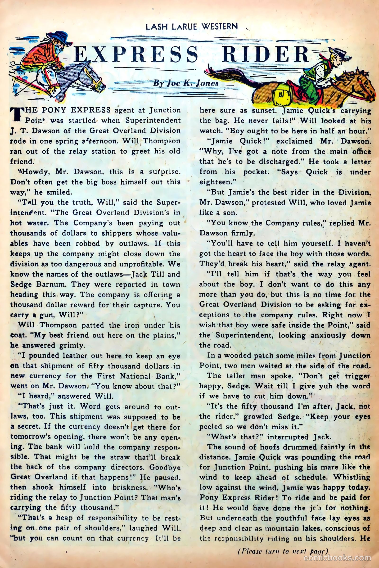 Lash LaRue Western #31 (1952) — page 24 of 36