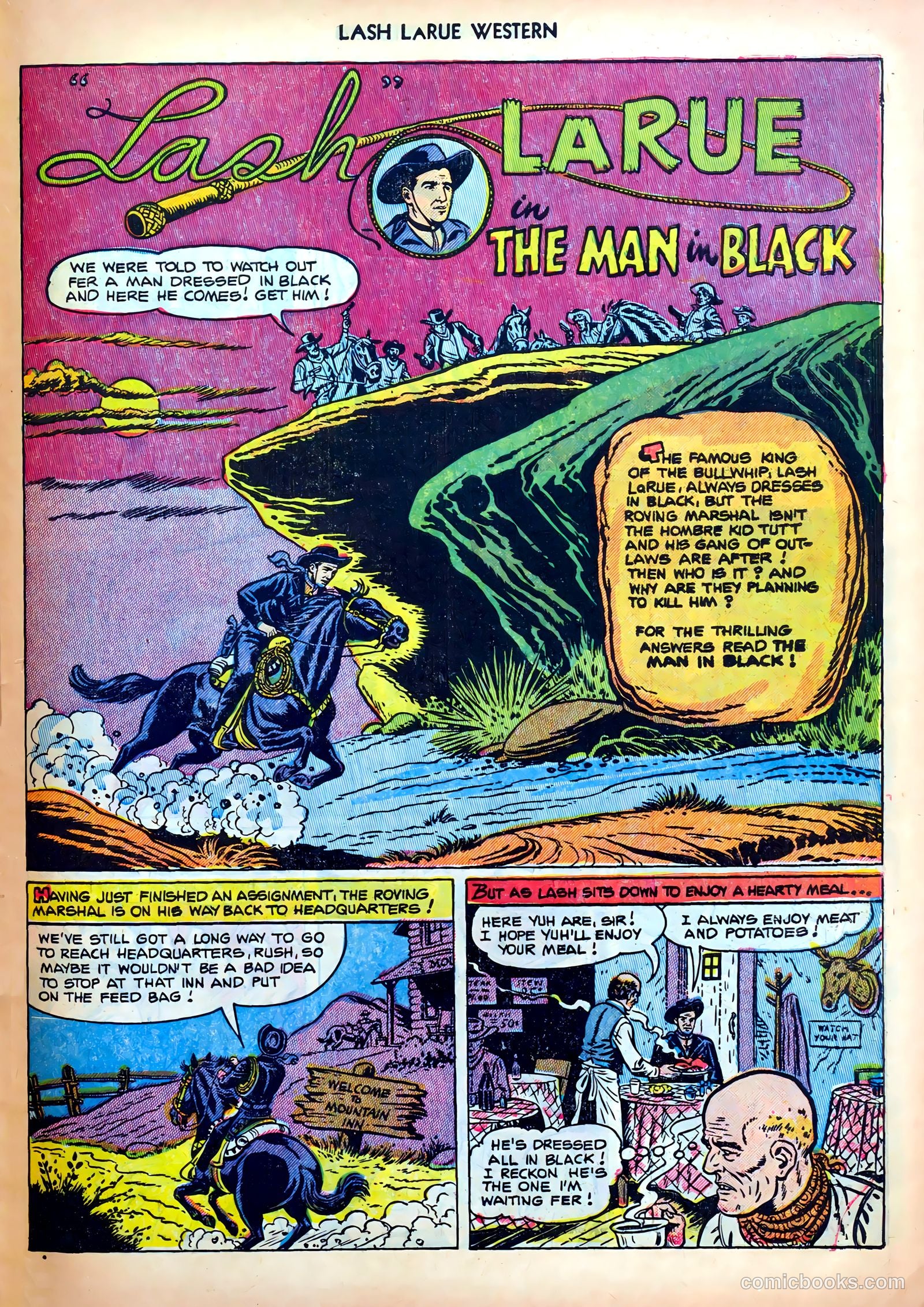 Lash LaRue Western #31 (1952) — page 27 of 36
