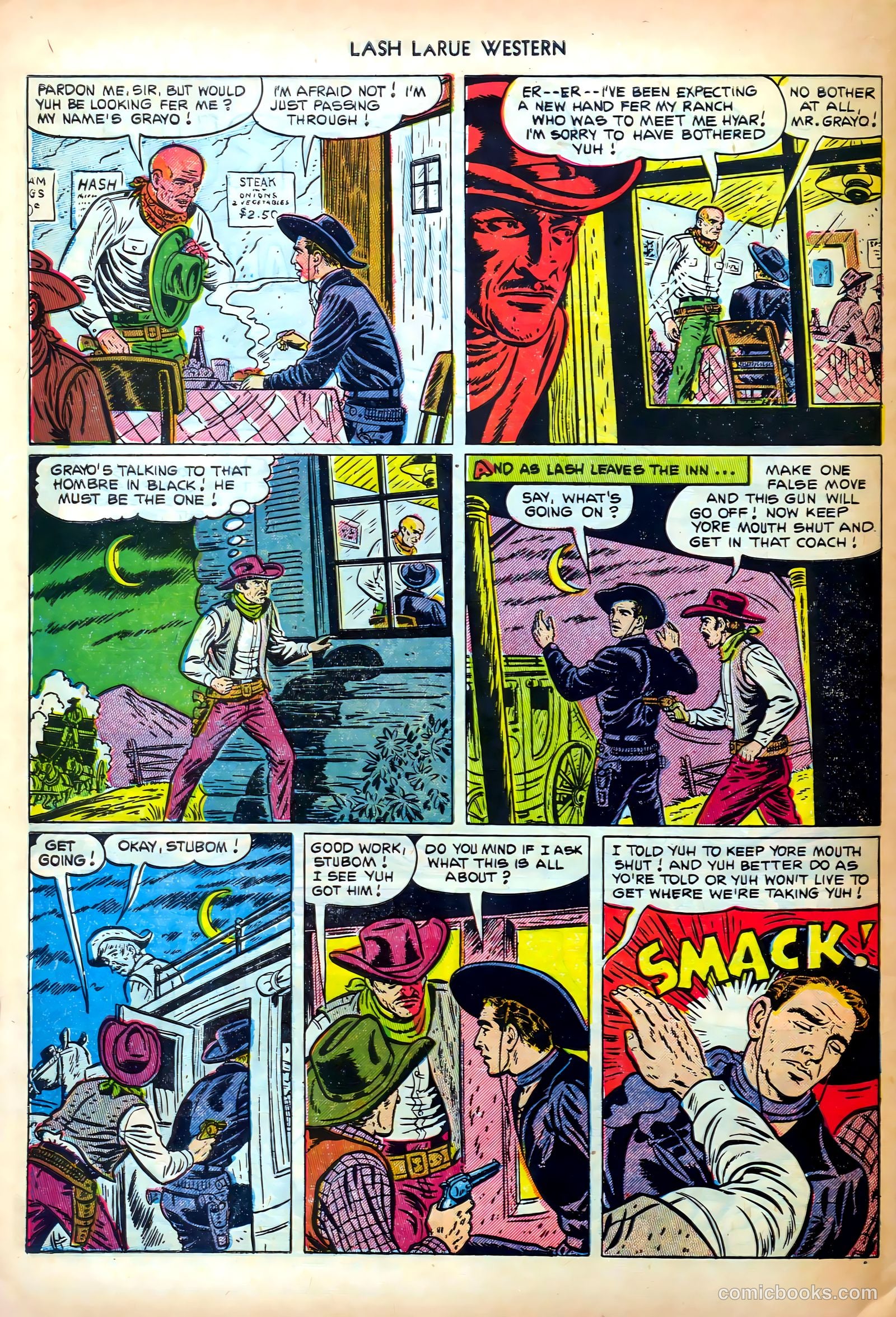 Lash LaRue Western #31 (1952) — page 28 of 36