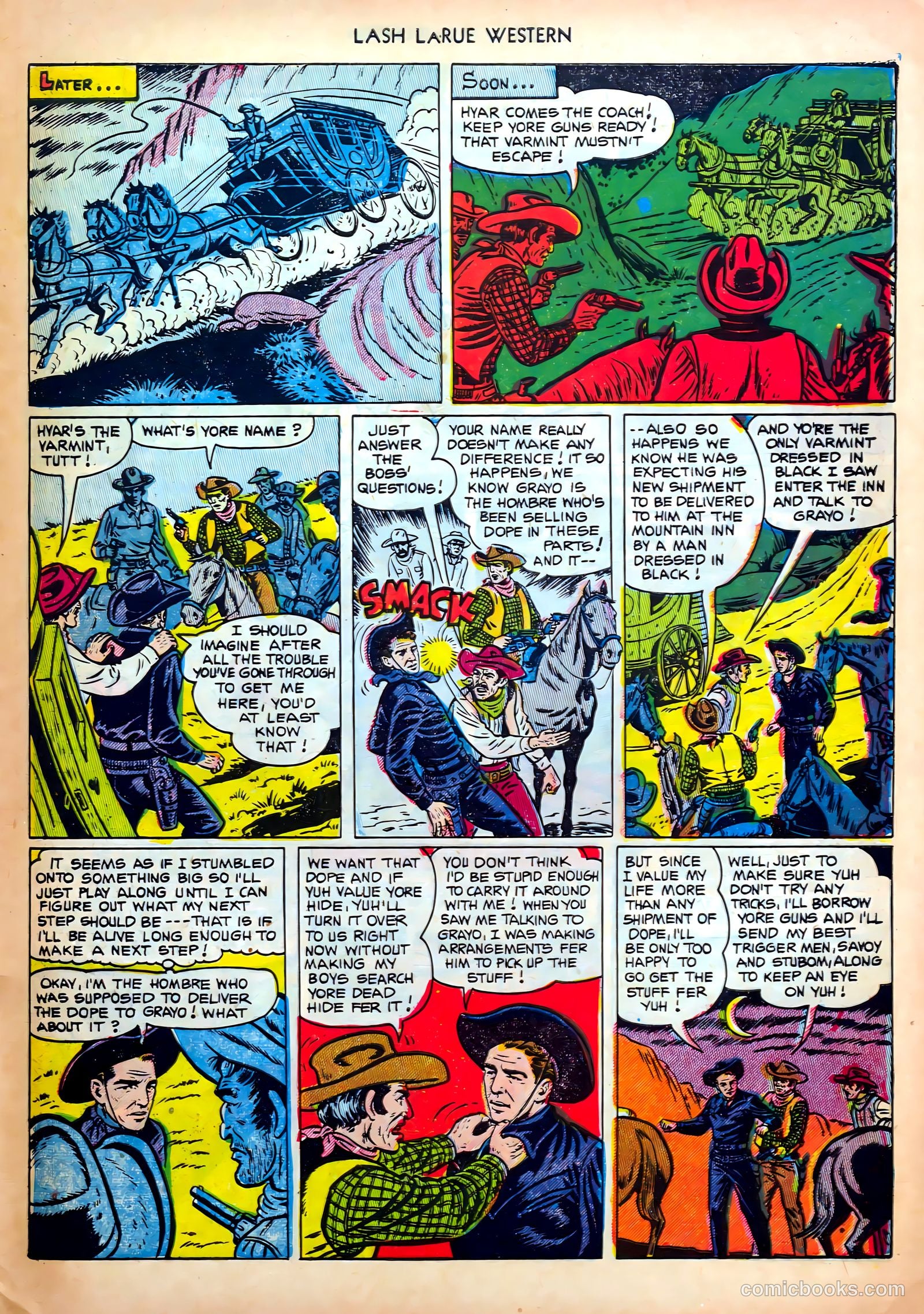 Lash LaRue Western #31 (1952) — page 29 of 36
