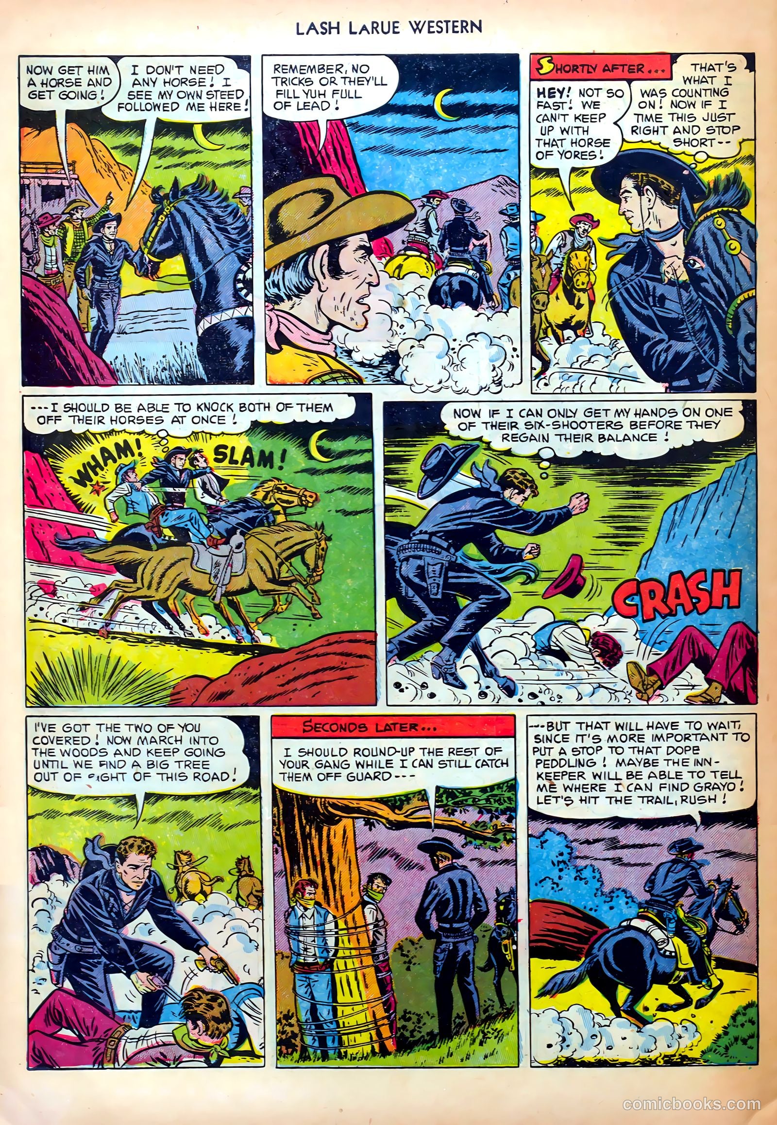 Lash LaRue Western #31 (1952) — page 30 of 36
