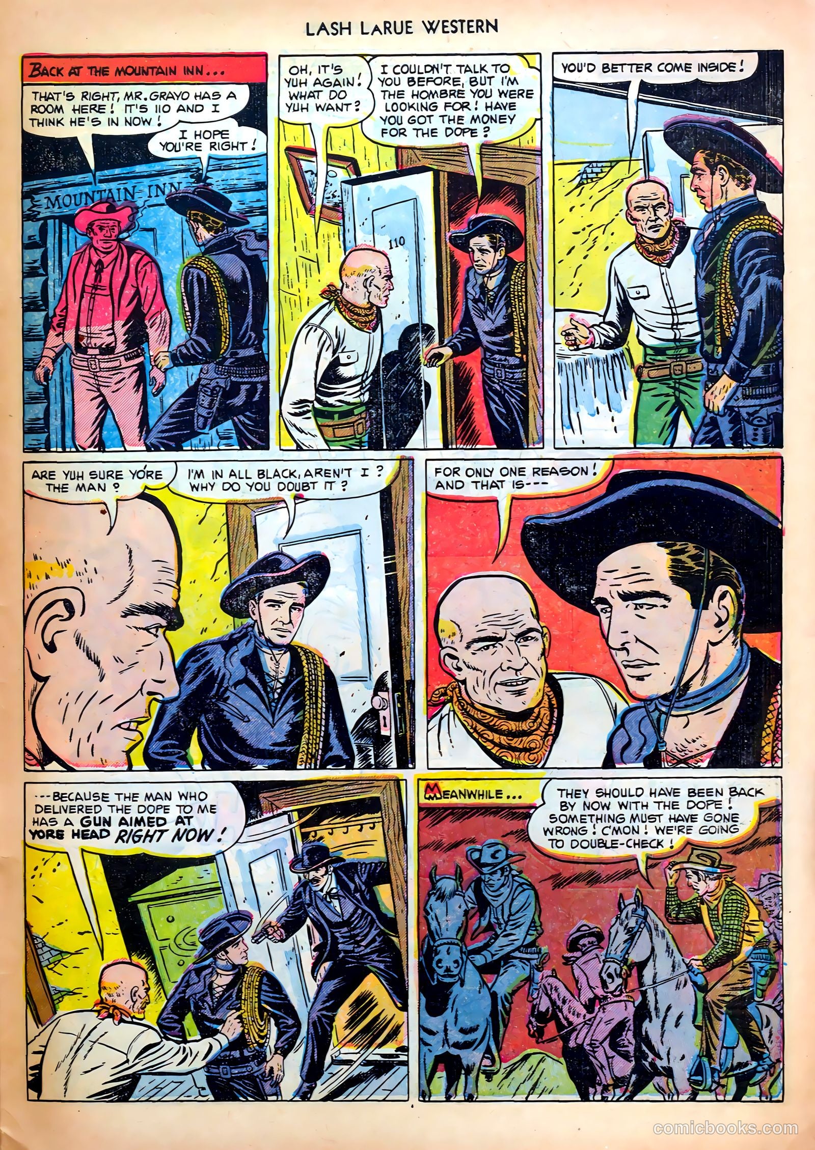 Lash LaRue Western #31 (1952) — page 31 of 36