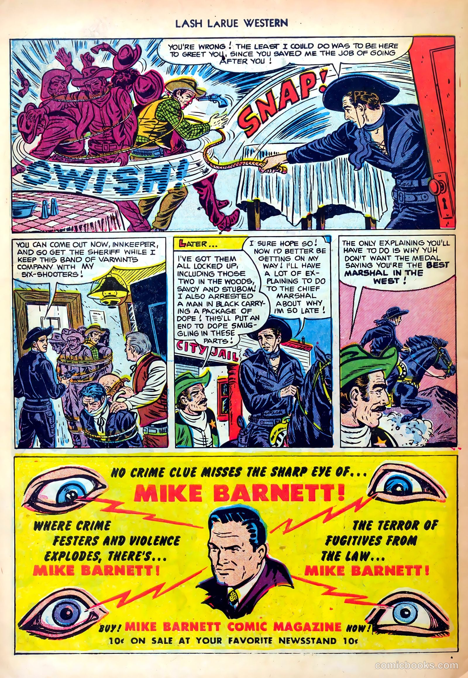 Lash LaRue Western #31 (1952) — page 34 of 36
