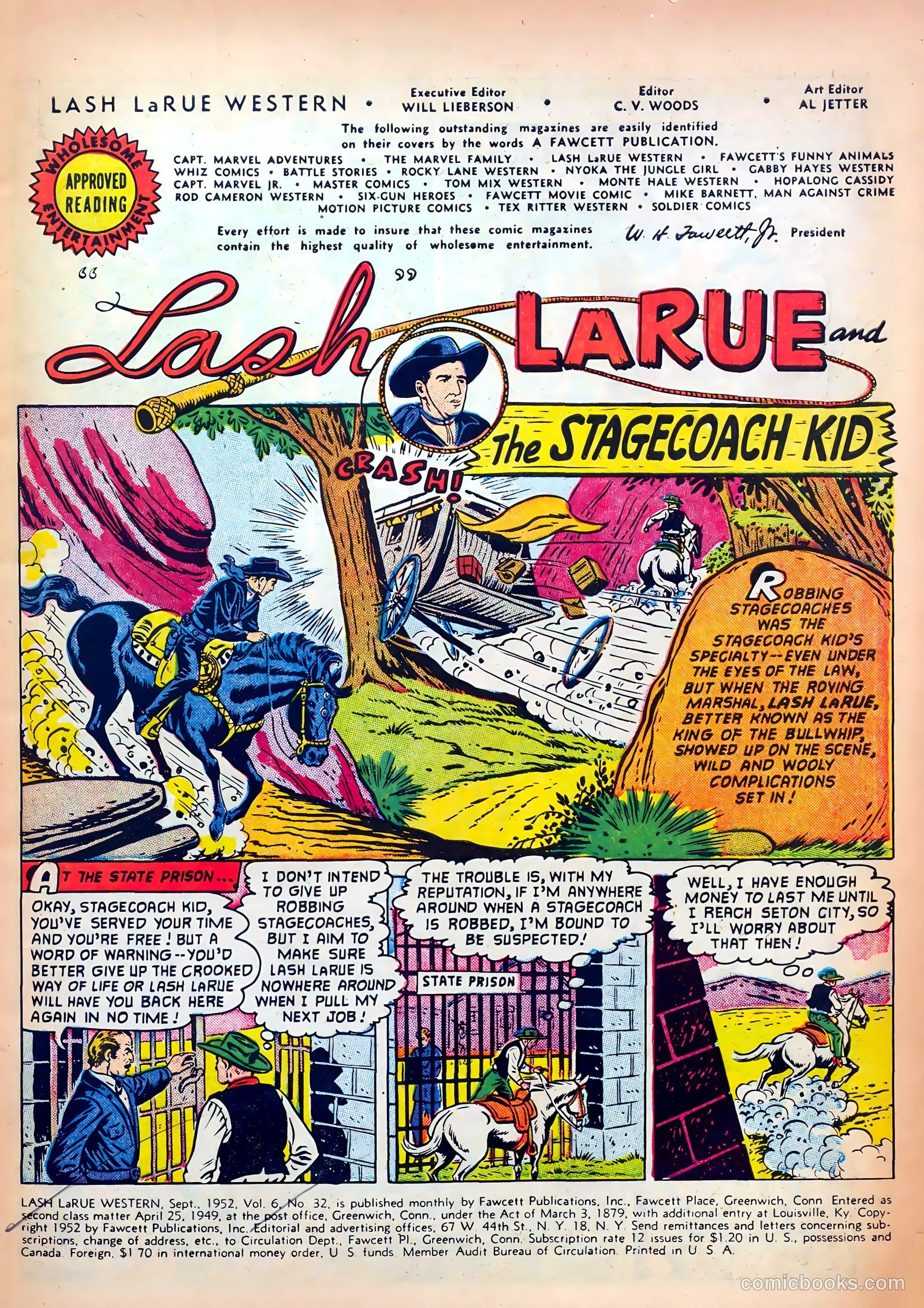 Lash LaRue Western #32 (1952) — page 3 of 36