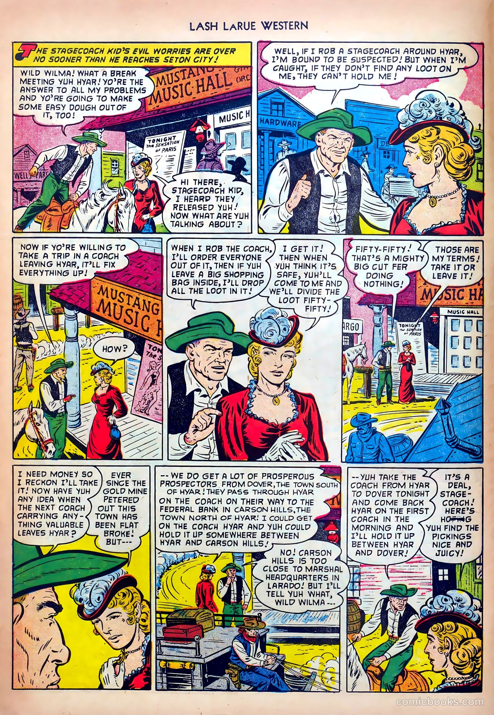 Lash LaRue Western #32 (1952) — page 4 of 36
