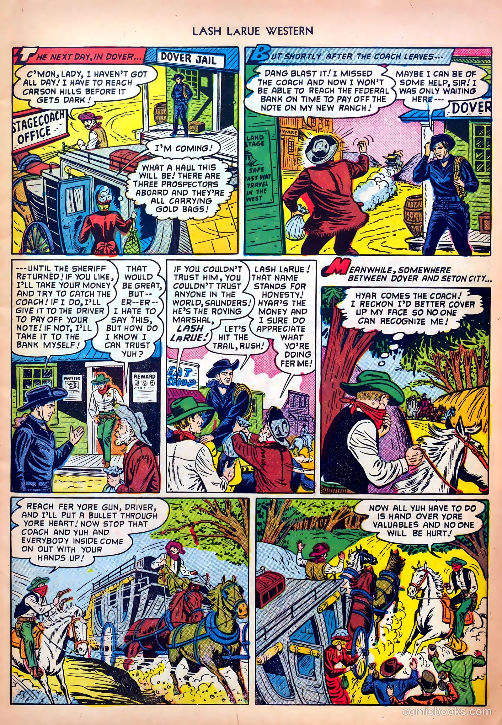 Lash LaRue Western #32 (1952) — page 5 of 36