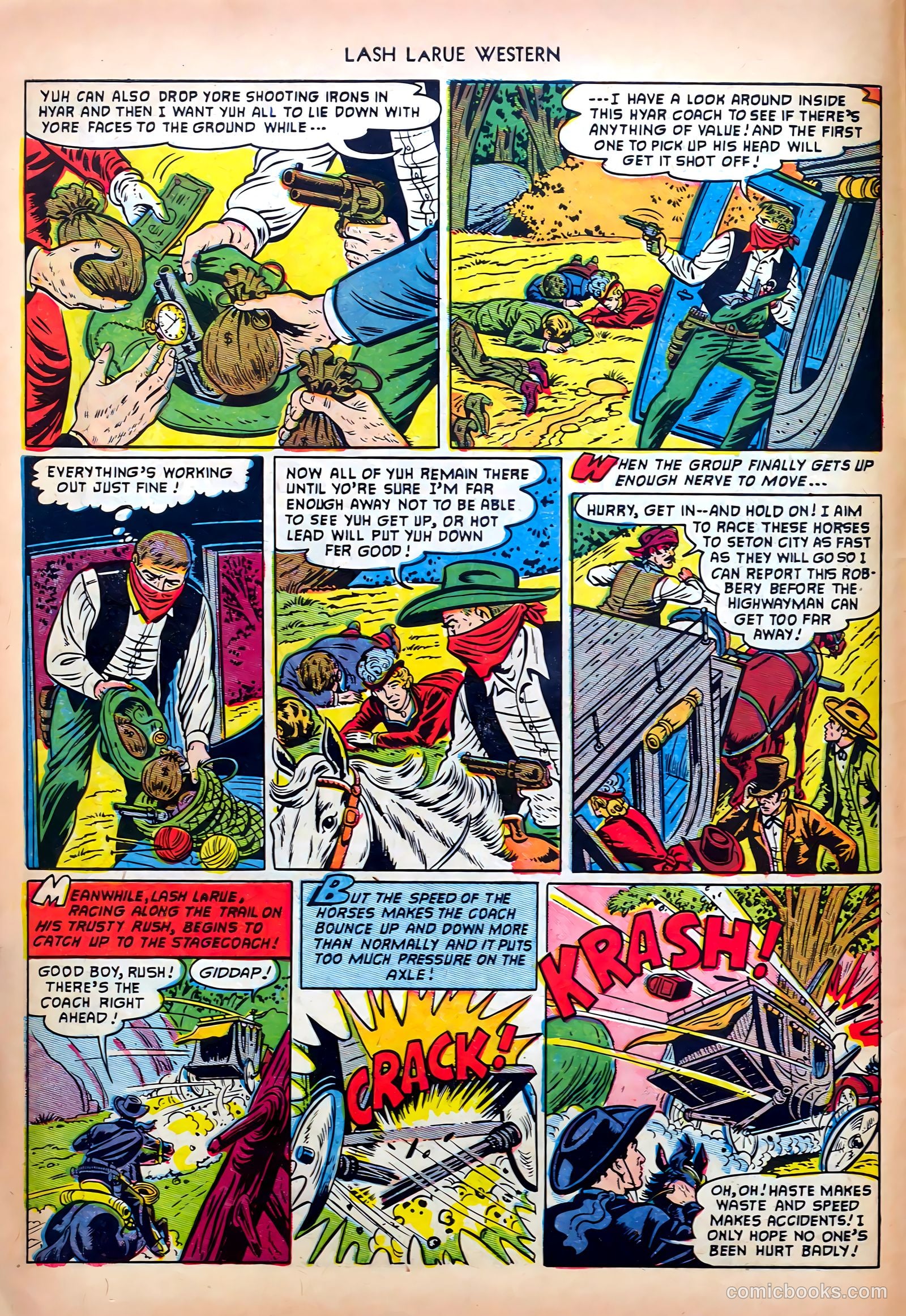 Lash LaRue Western #32 (1952) — page 6 of 36