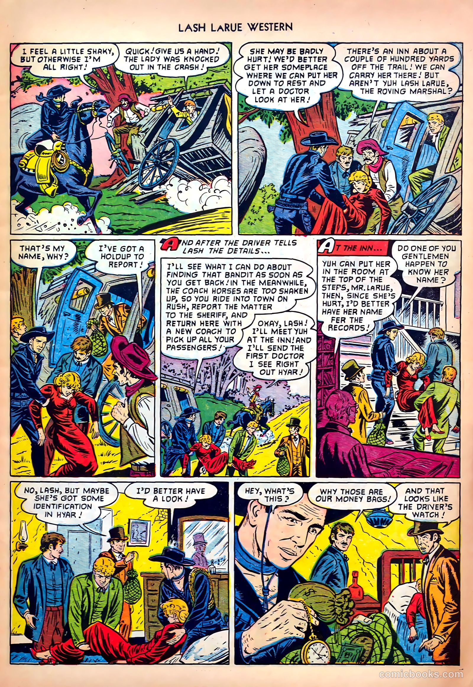 Lash LaRue Western #32 (1952) — page 7 of 36