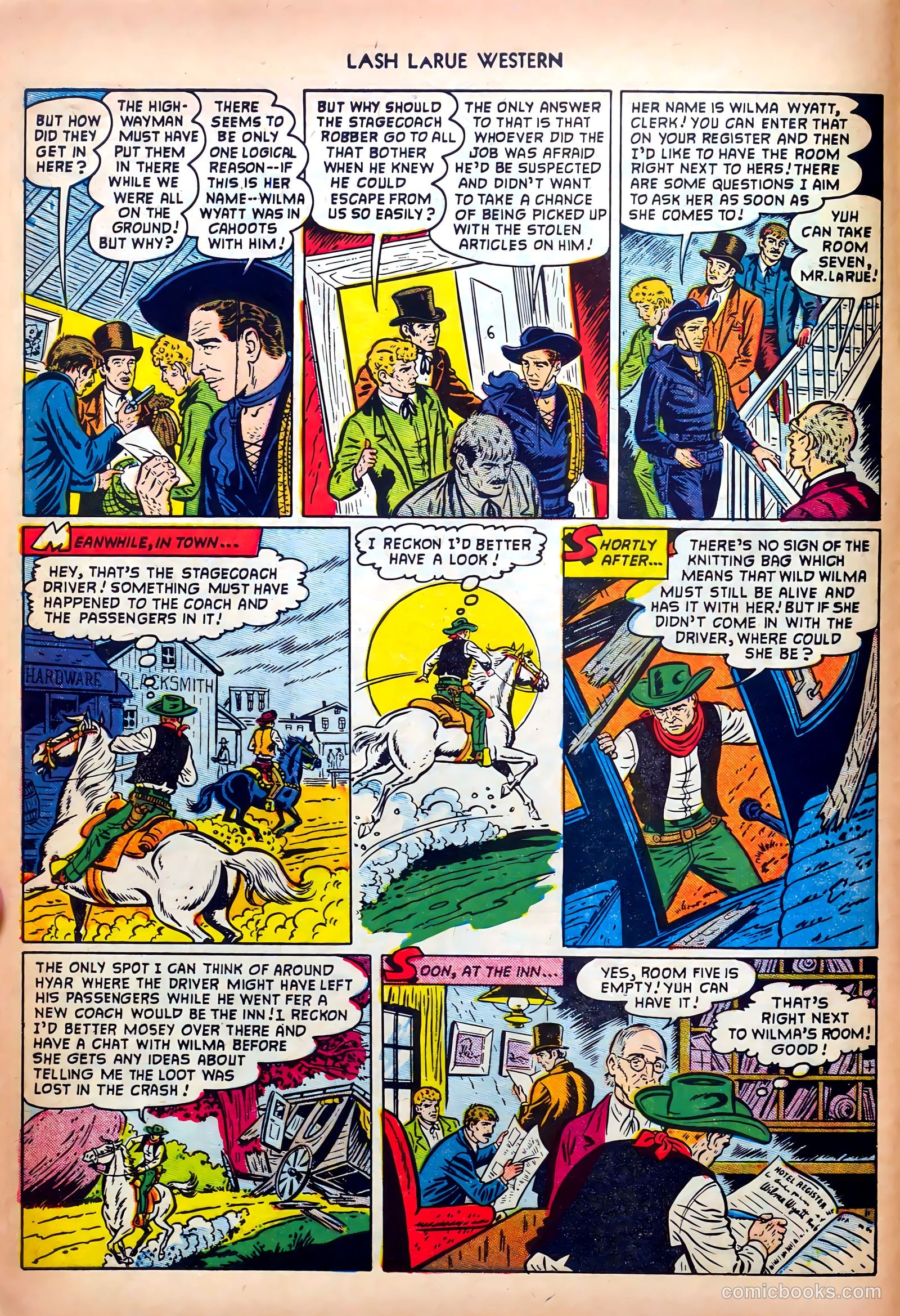 Lash LaRue Western #32 (1952) — page 8 of 36