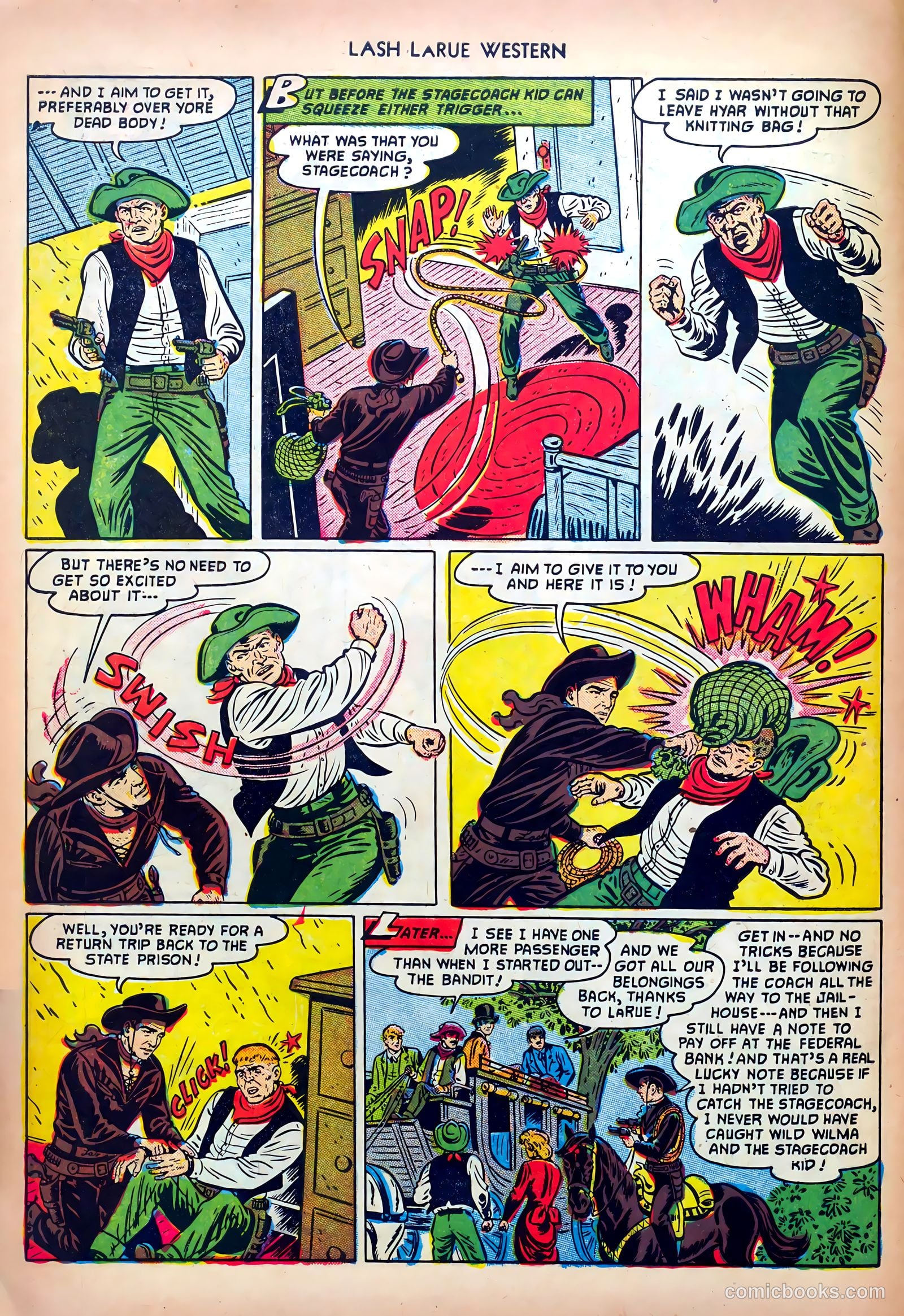 Lash LaRue Western #32 (1952) — page 10 of 36