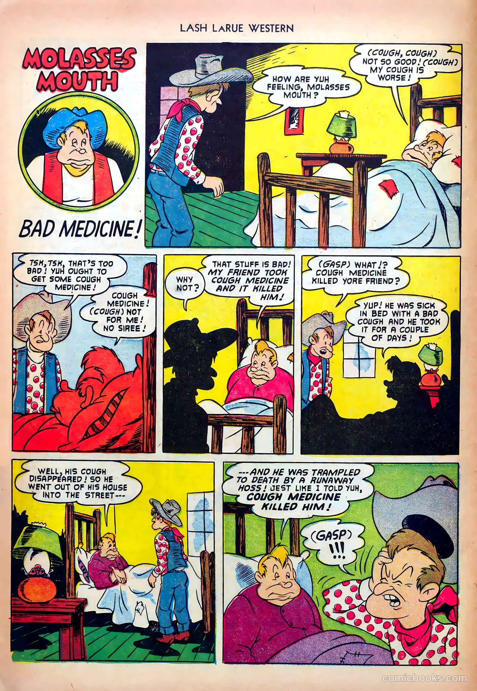 Lash LaRue Western #32 (1952) — page 12 of 36