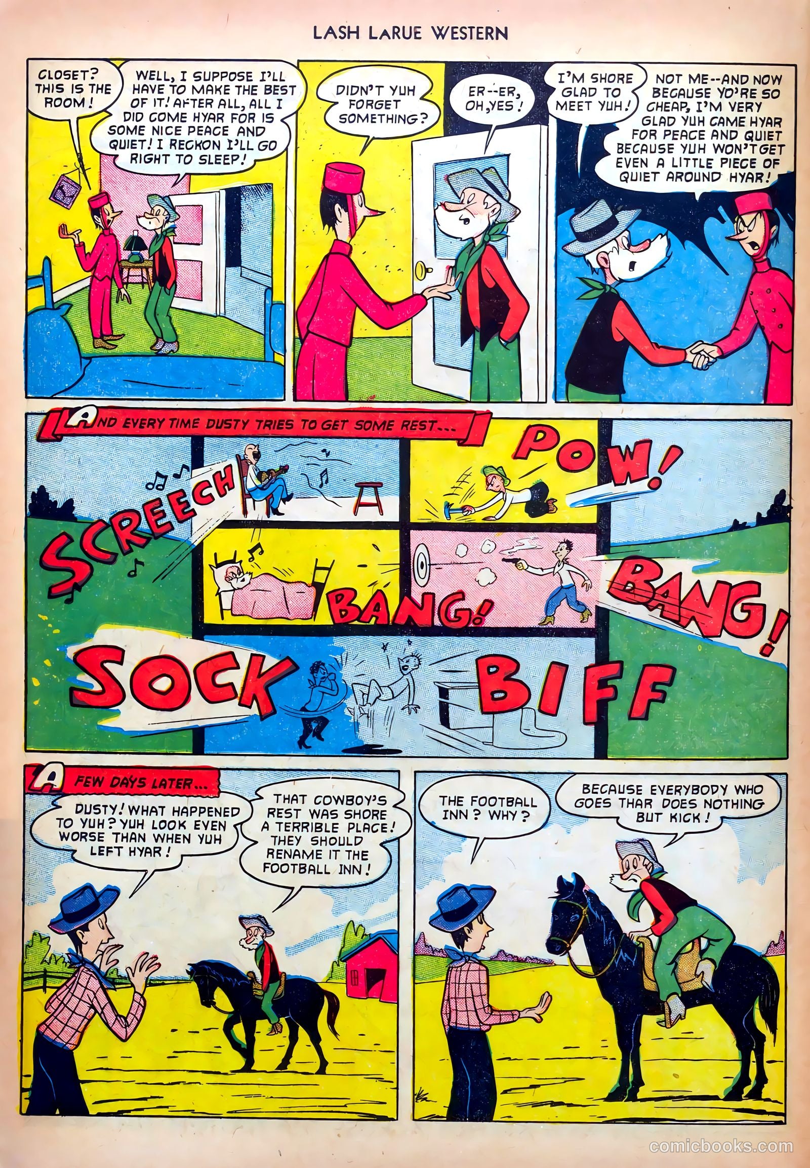 Lash LaRue Western #32 (1952) — page 16 of 36