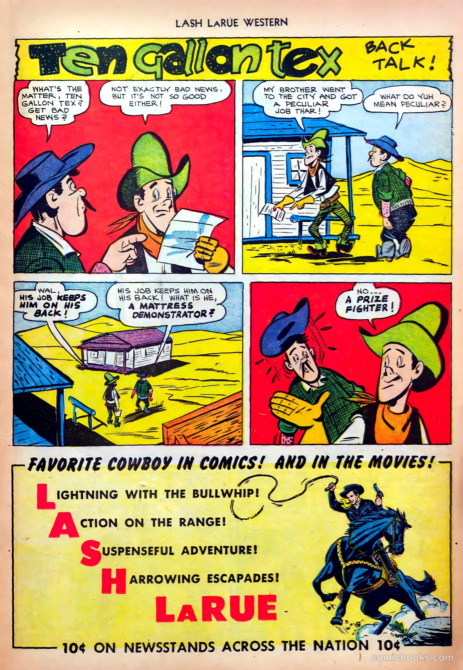 Lash LaRue Western #32 (1952) — page 17 of 36