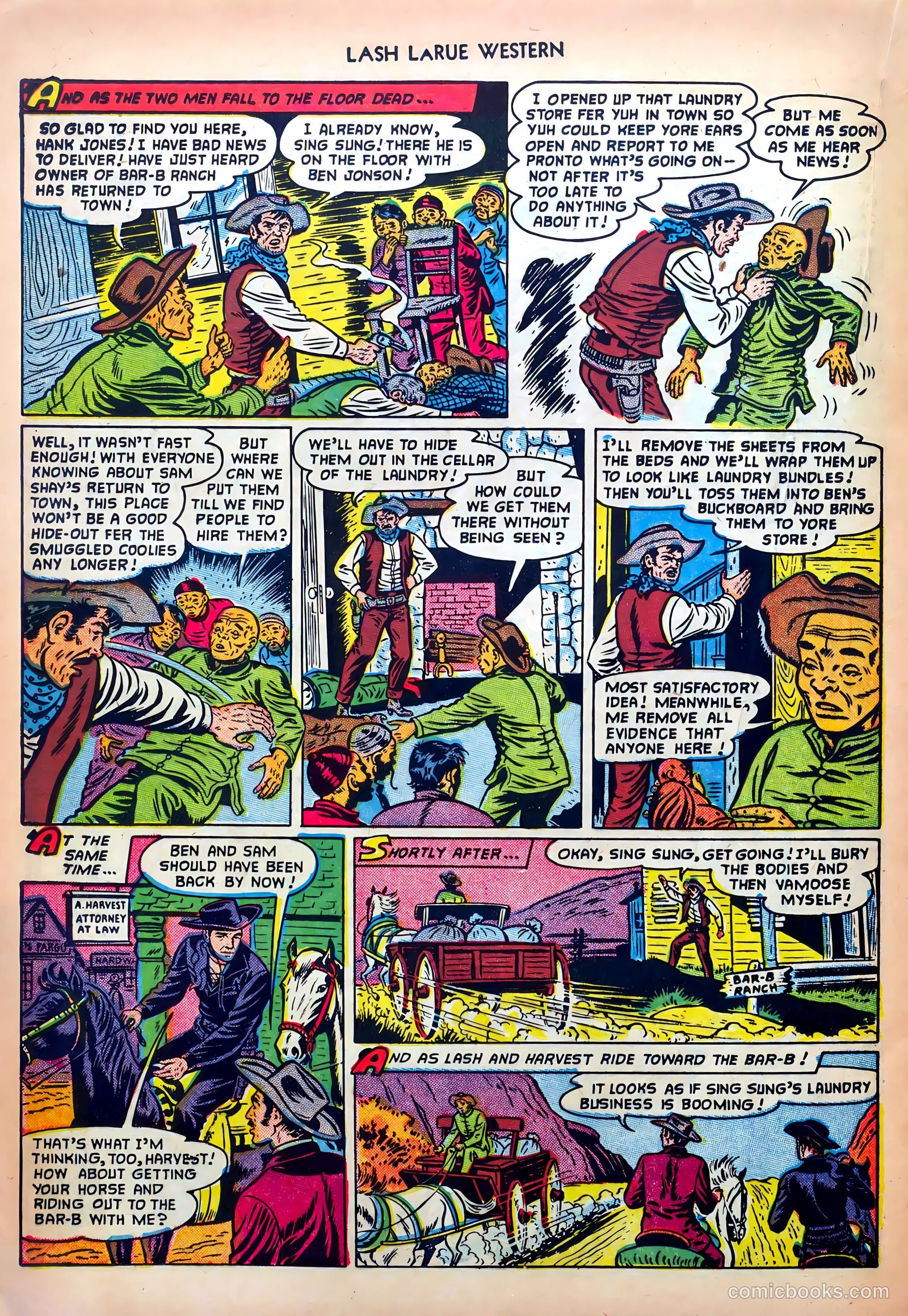 Lash LaRue Western #32 (1952) — page 20 of 36