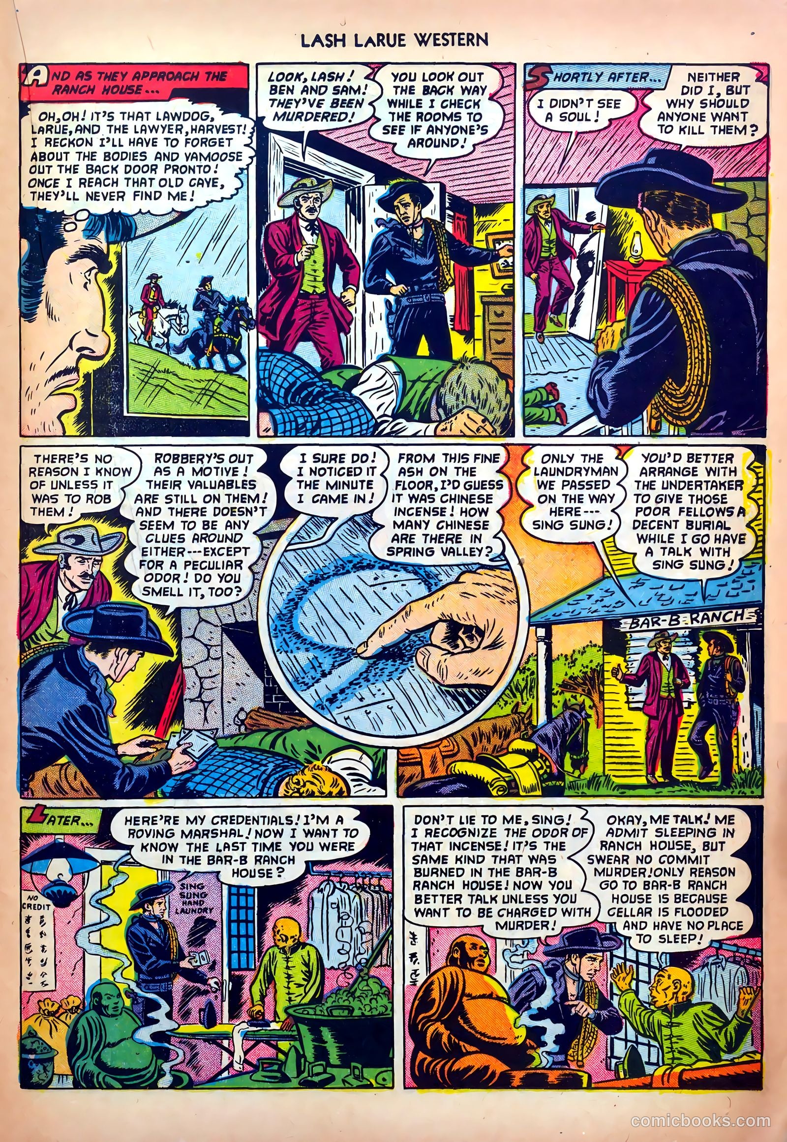 Lash LaRue Western #32 (1952) — page 21 of 36
