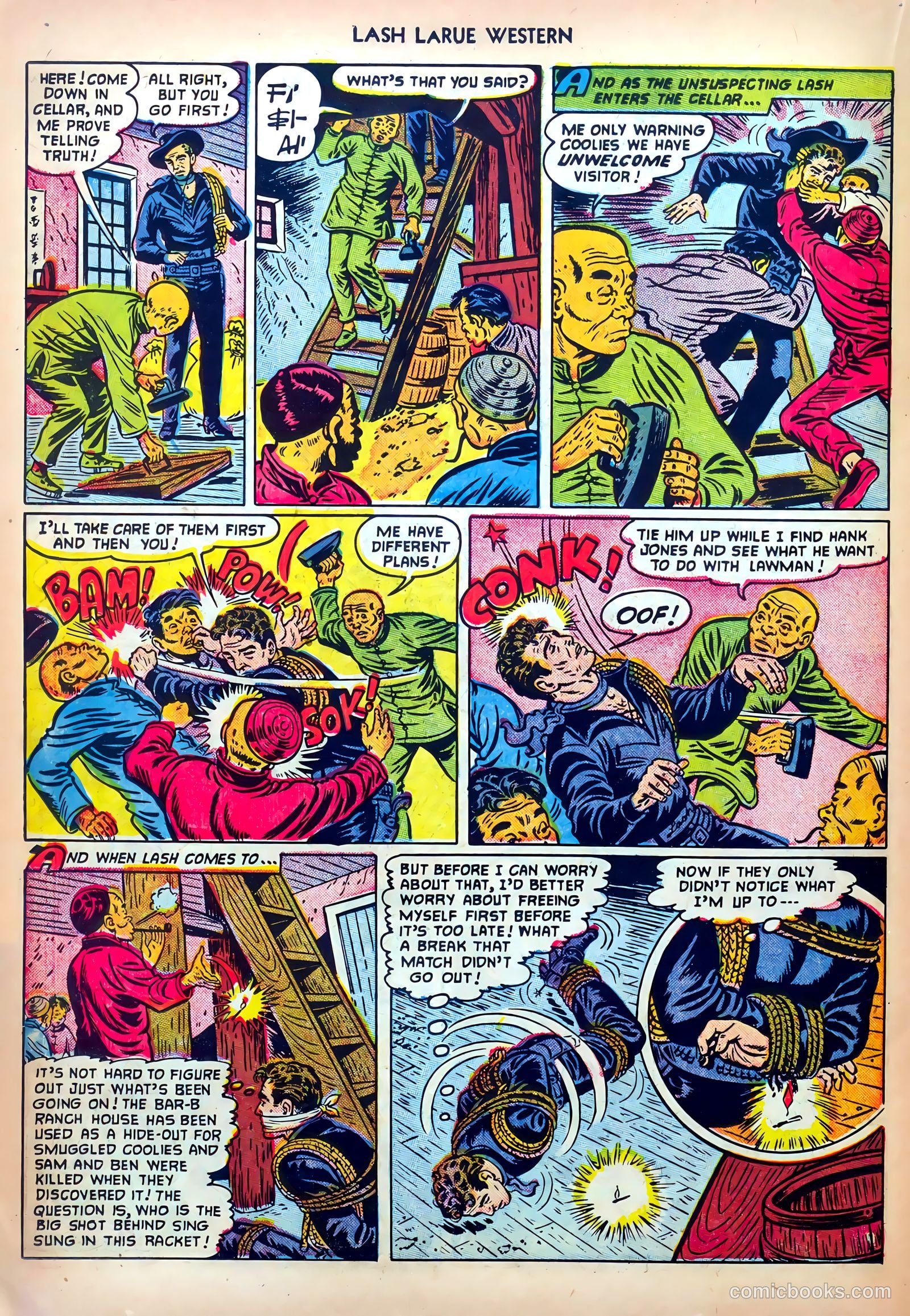 Lash LaRue Western #32 (1952) — page 22 of 36