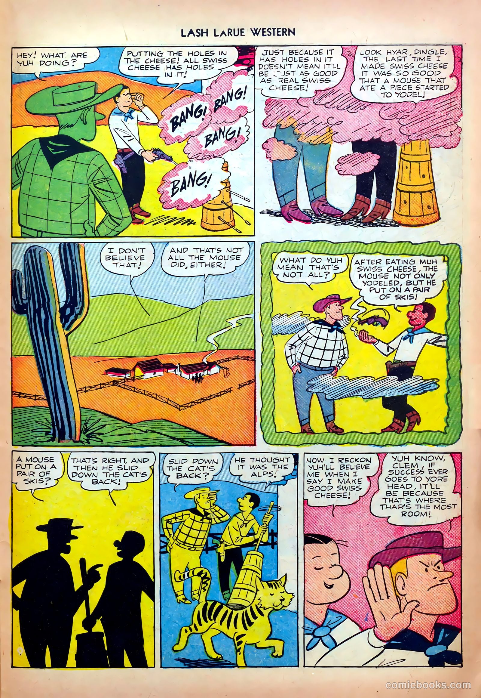 Lash LaRue Western #32 (1952) — page 27 of 36