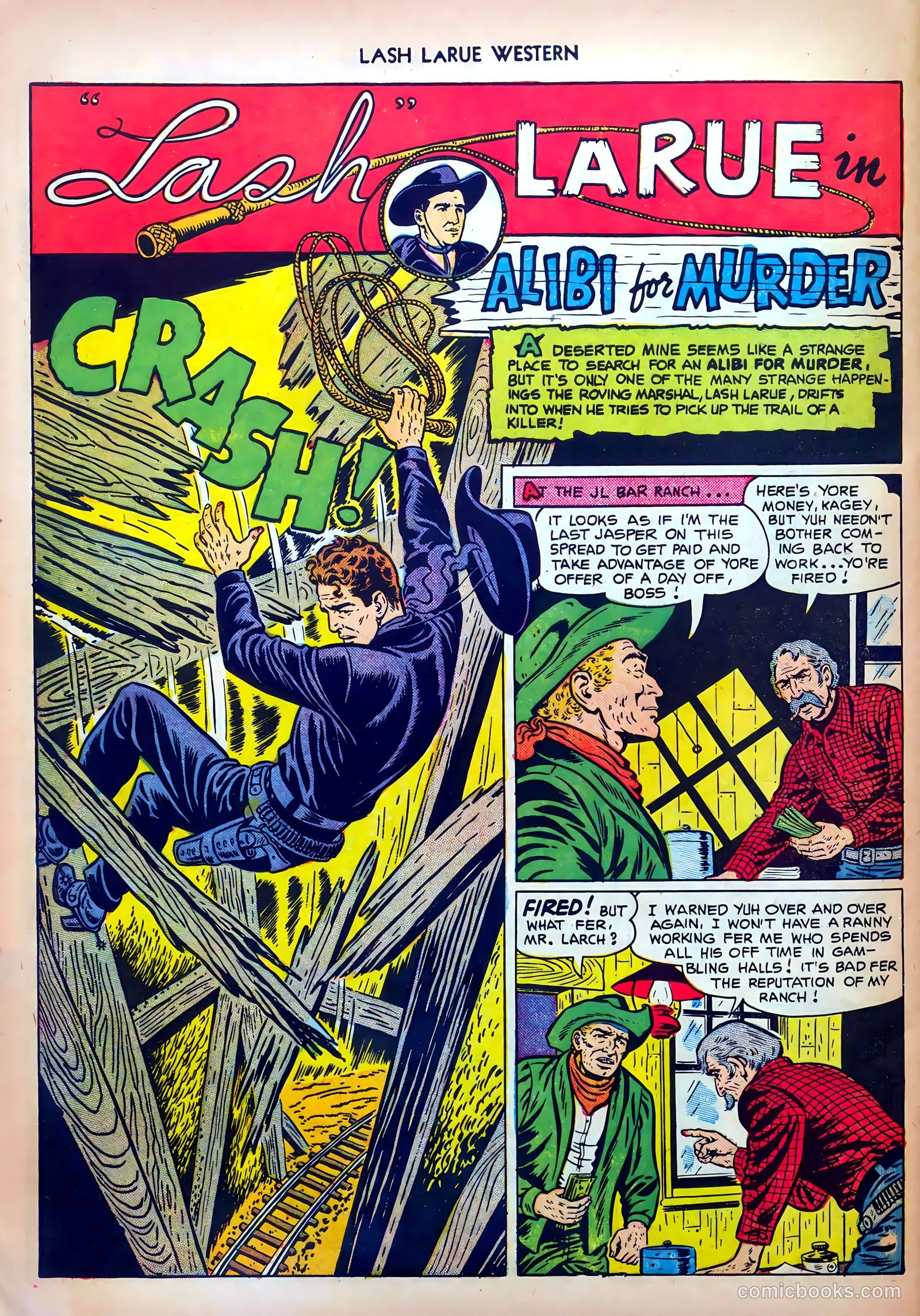 Lash LaRue Western #32 (1952) — page 28 of 36