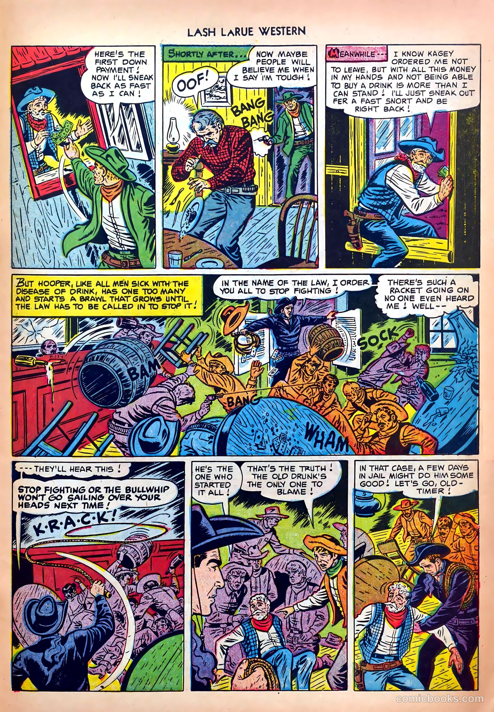 Lash LaRue Western #32 (1952) — page 31 of 36