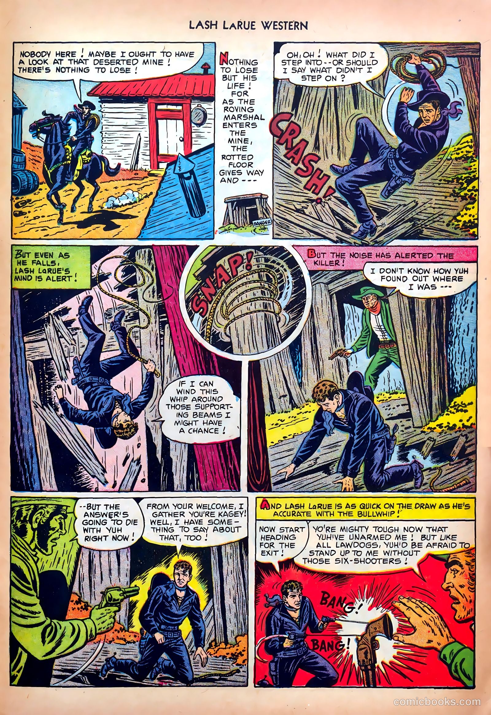 Lash LaRue Western #32 (1952) — page 33 of 36