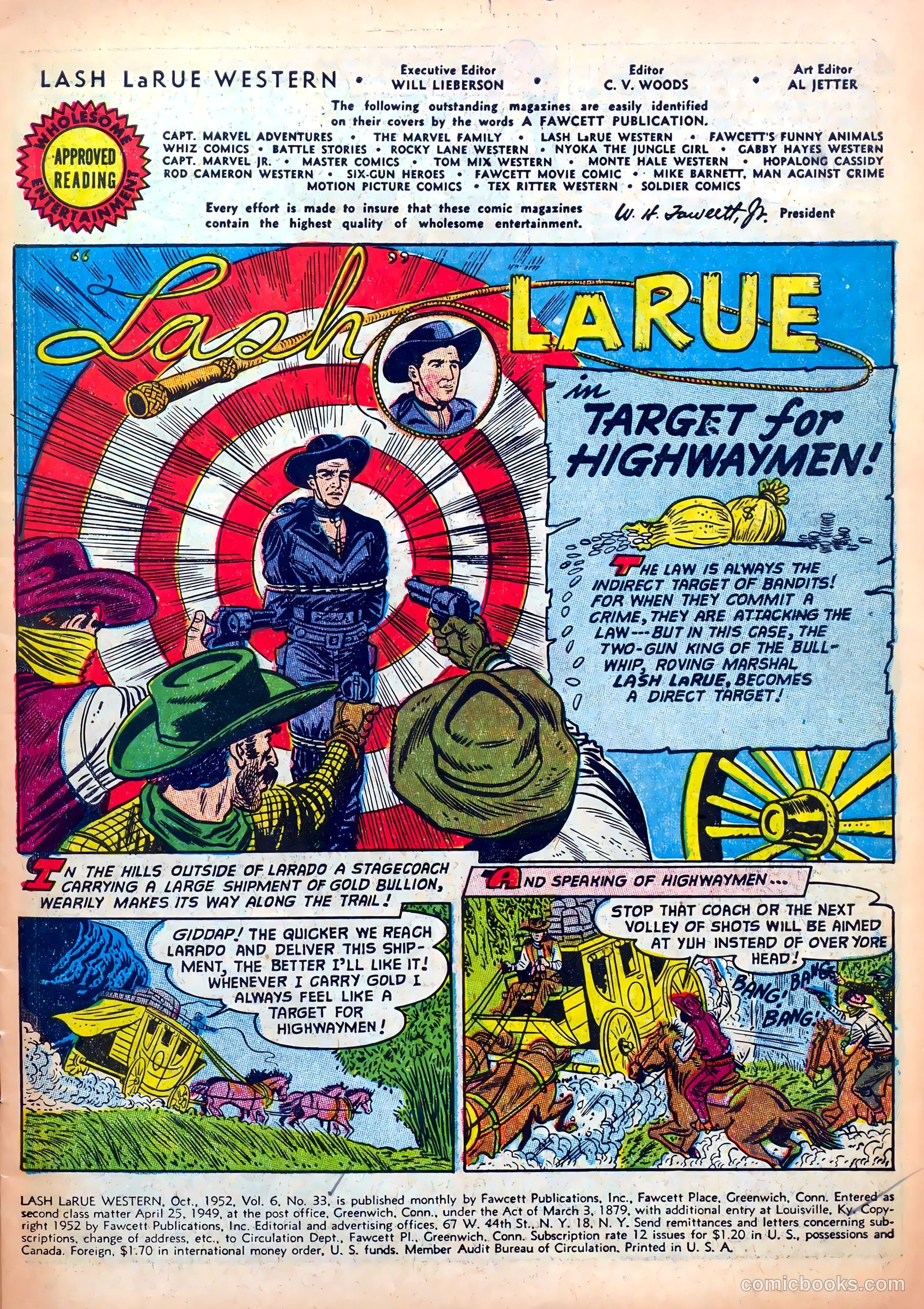 Lash LaRue Western #33 (1952) — page 3 of 36