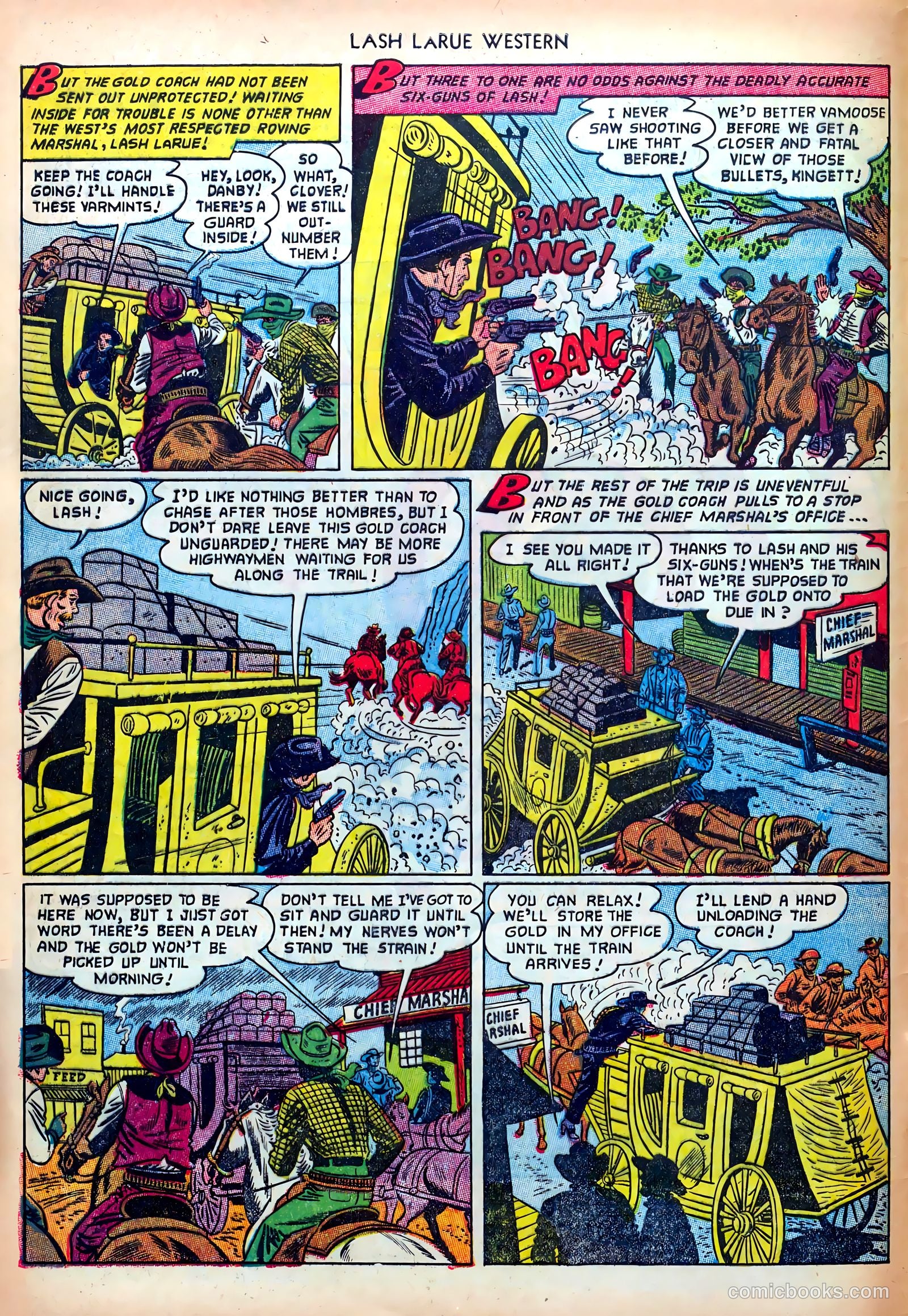 Lash LaRue Western #33 (1952) — page 4 of 36
