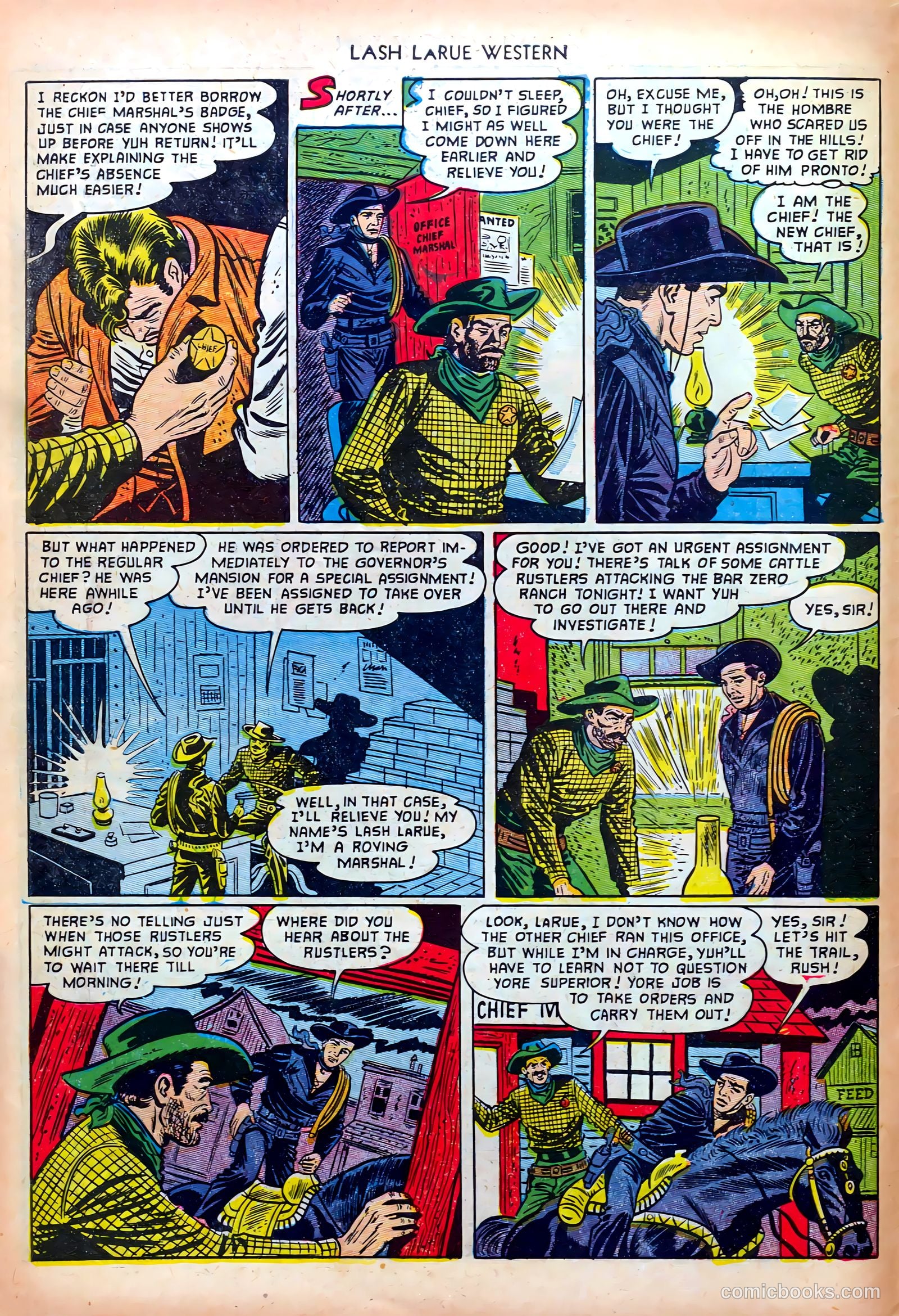 Lash LaRue Western #33 (1952) — page 6 of 36