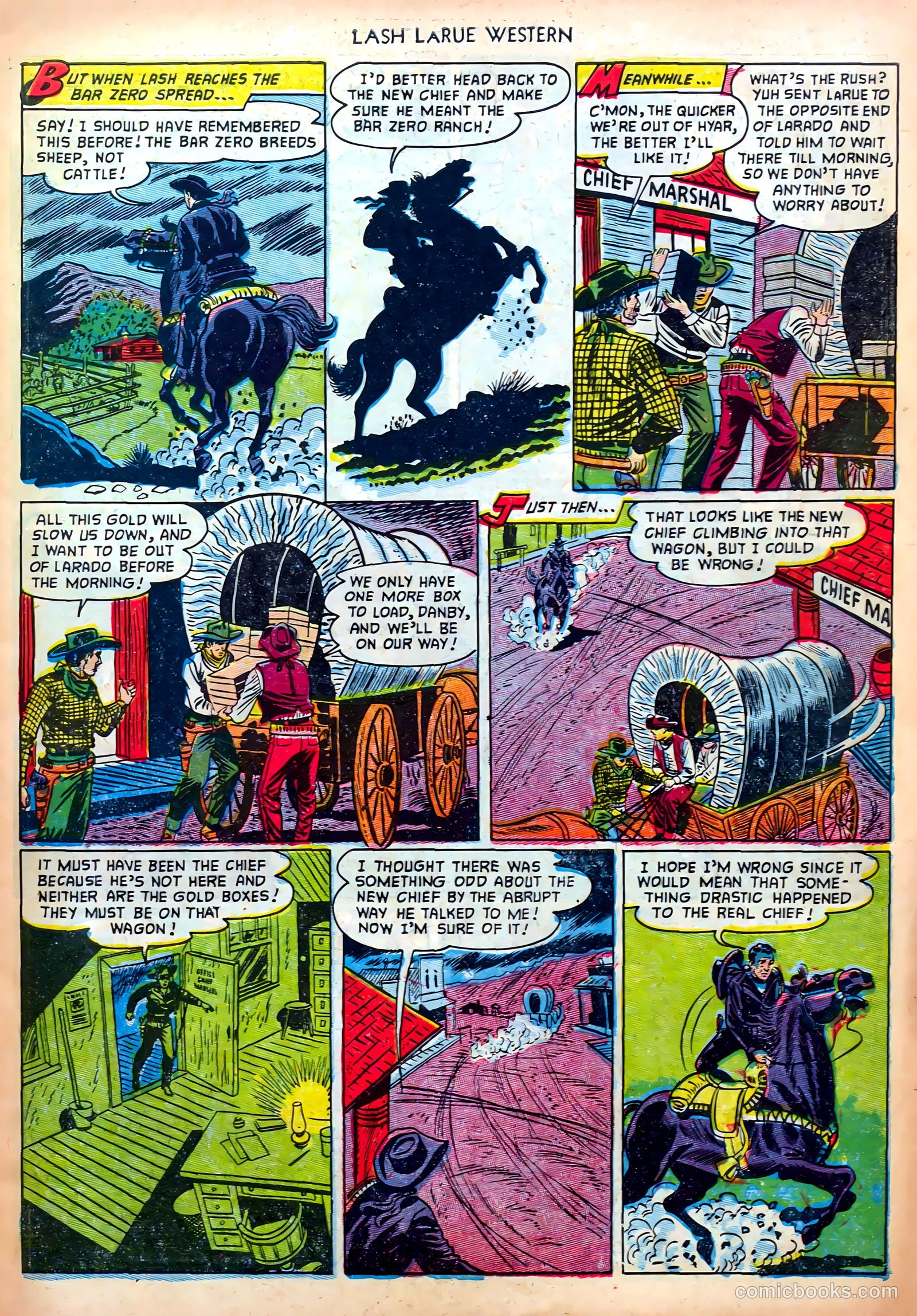 Lash LaRue Western #33 (1952) — page 7 of 36