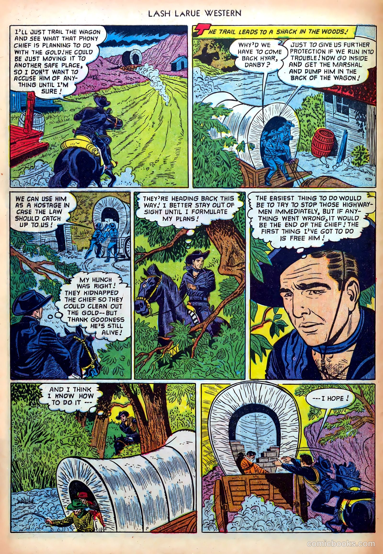 Lash LaRue Western #33 (1952) — page 8 of 36