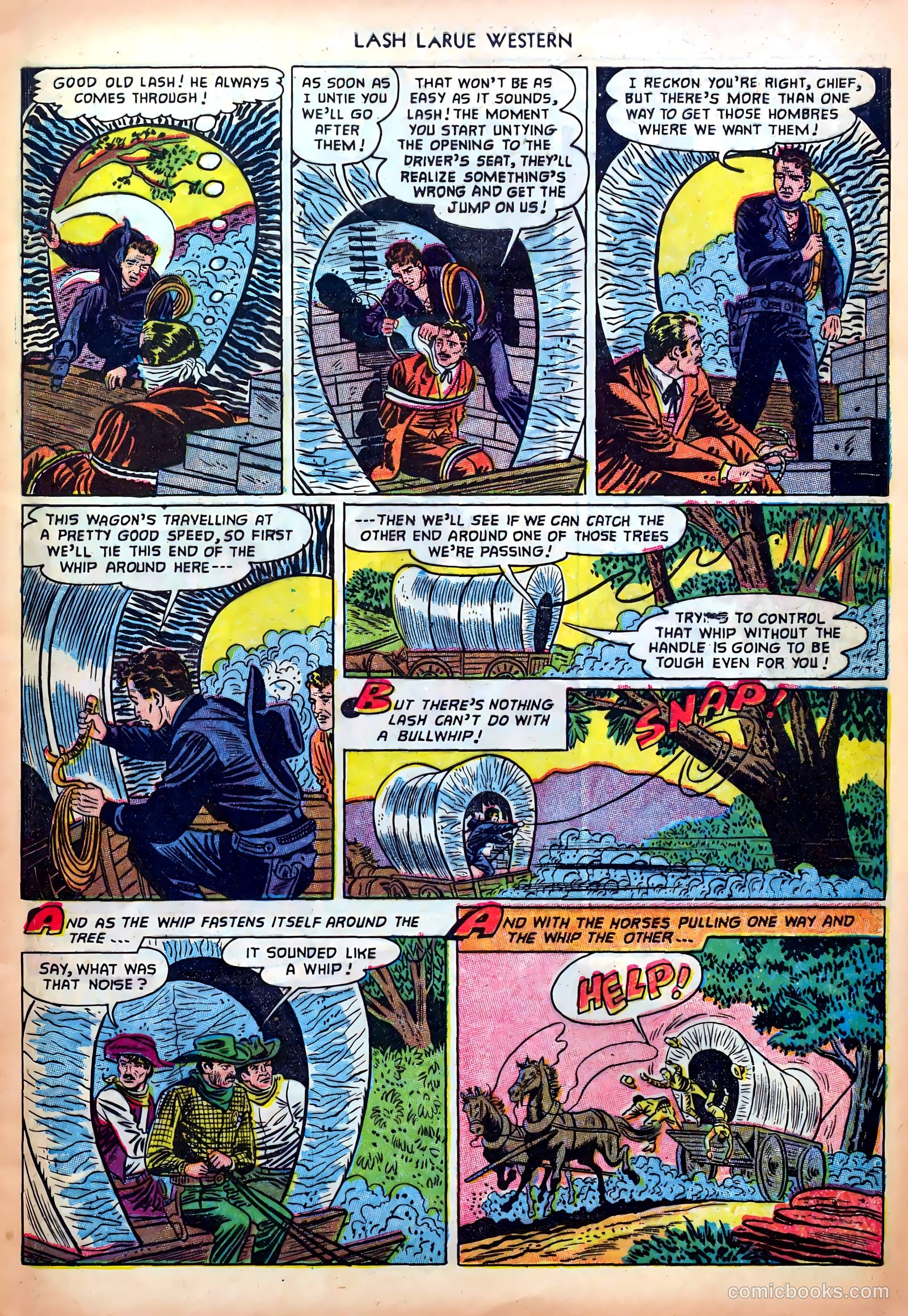 Lash LaRue Western #33 (1952) — page 9 of 36