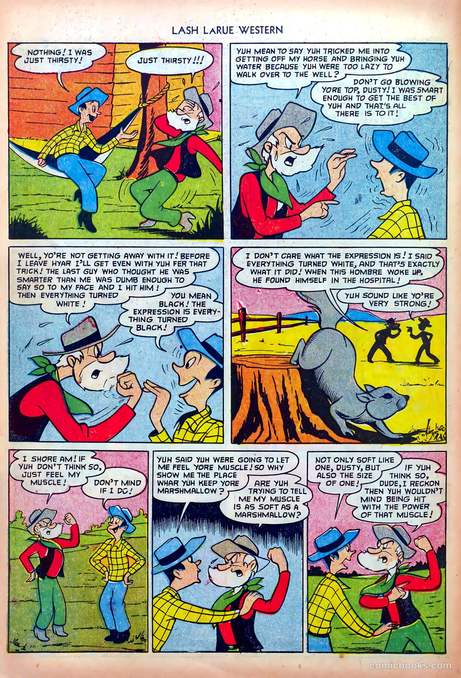 Lash LaRue Western #33 (1952) — page 14 of 36