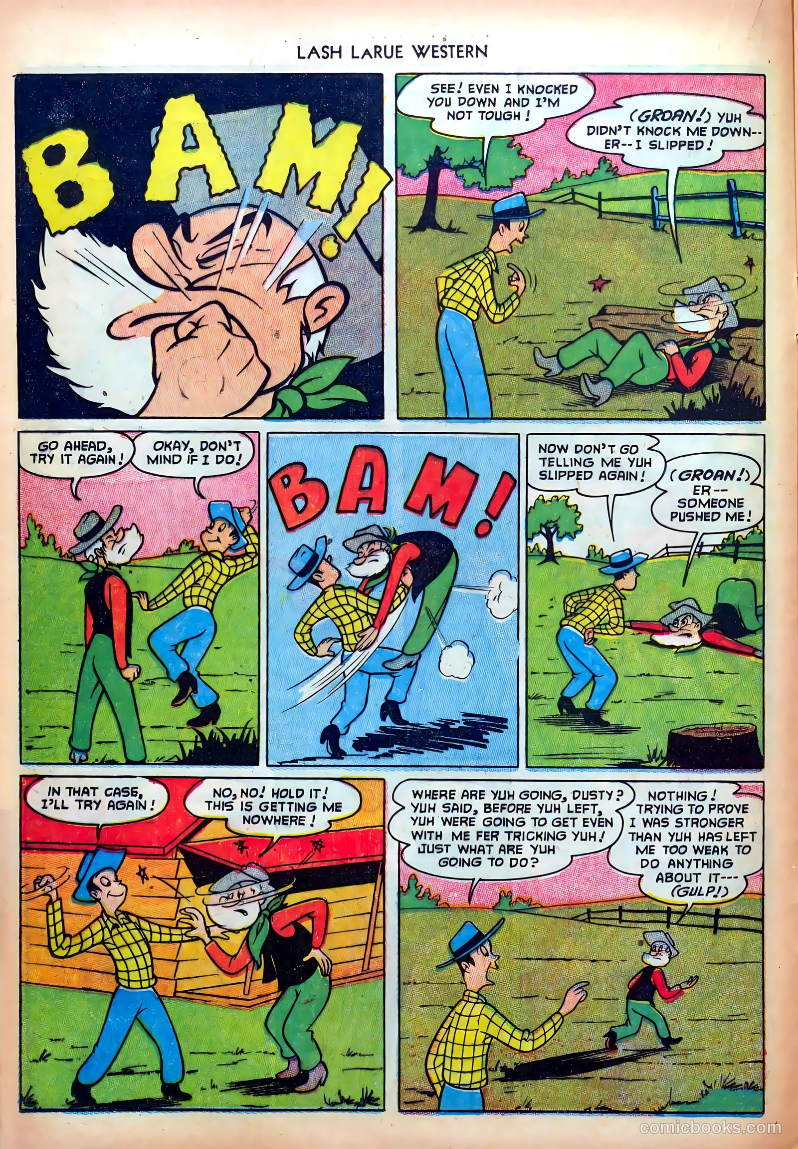 Lash LaRue Western #33 (1952) — page 16 of 36
