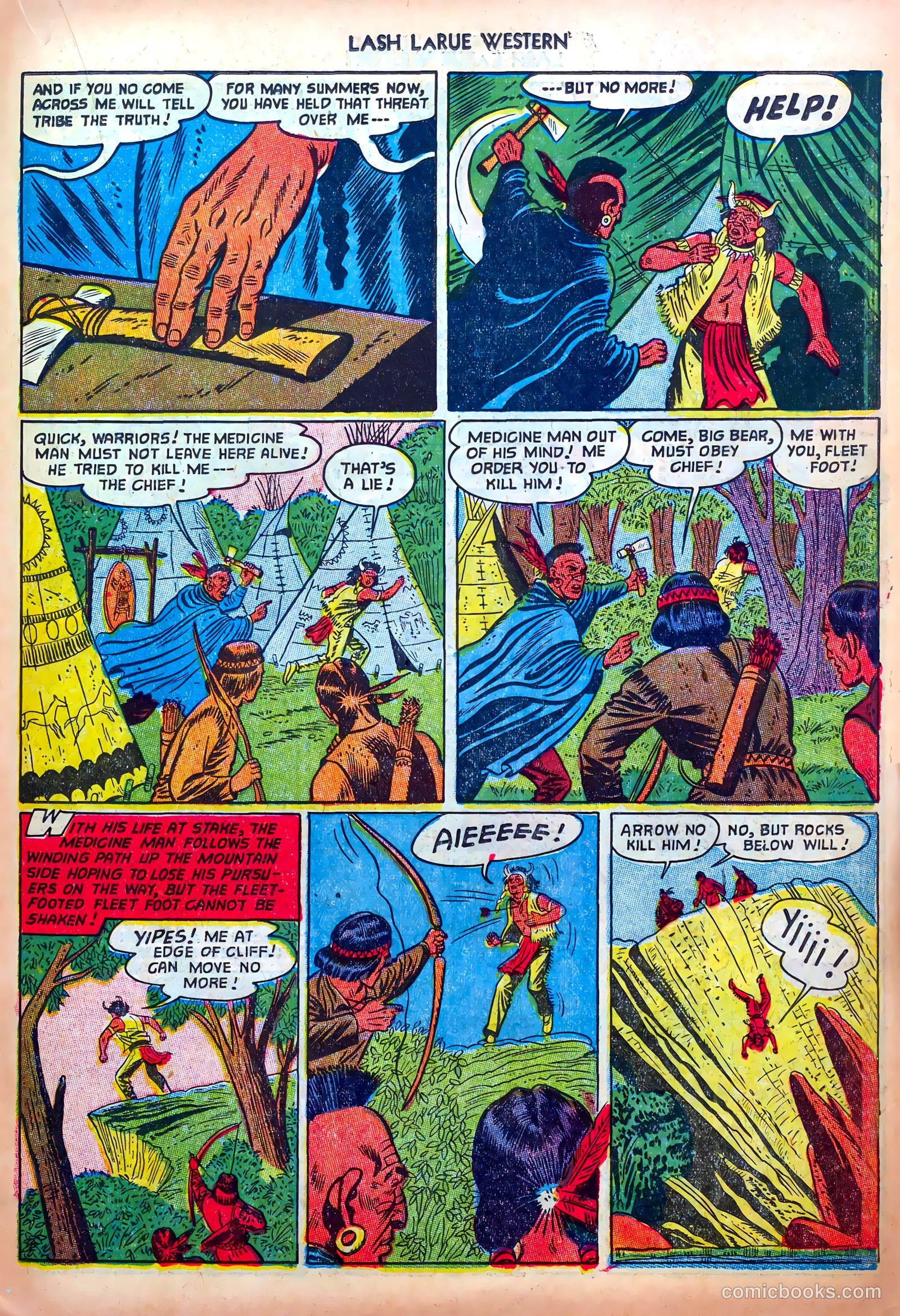 Lash LaRue Western #33 (1952) — page 19 of 36