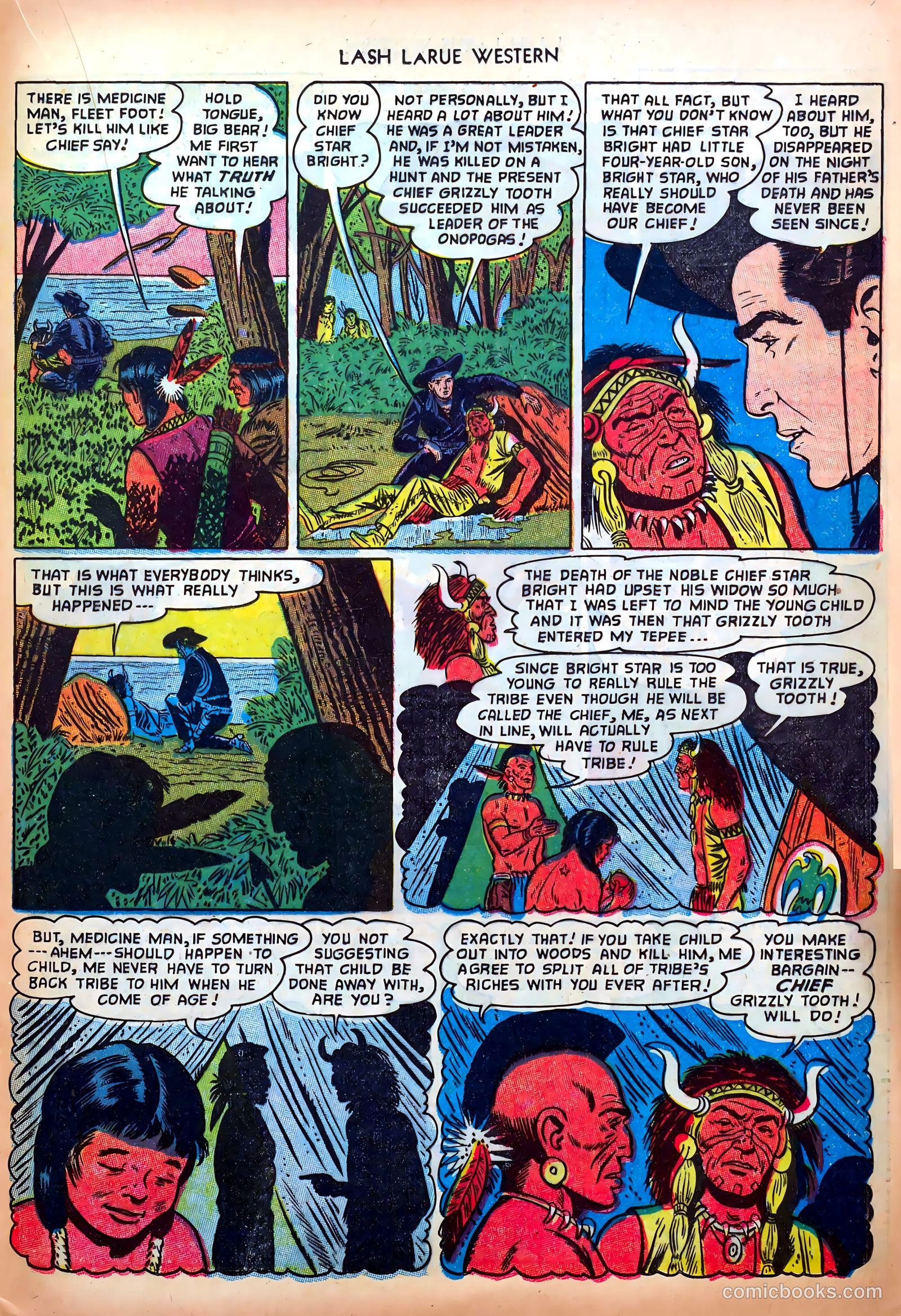 Lash LaRue Western #33 (1952) — page 21 of 36