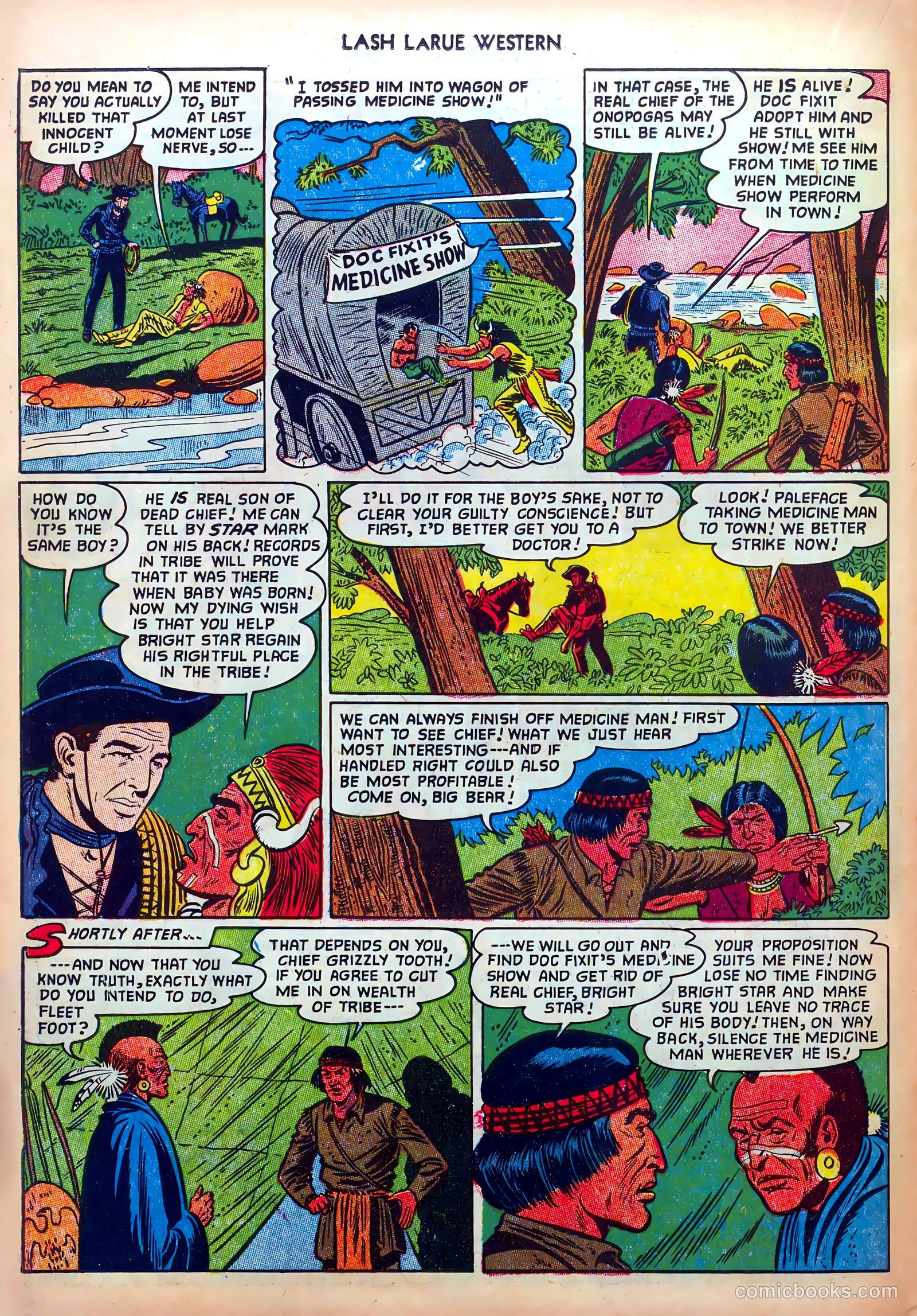 Lash LaRue Western #33 (1952) — page 22 of 36