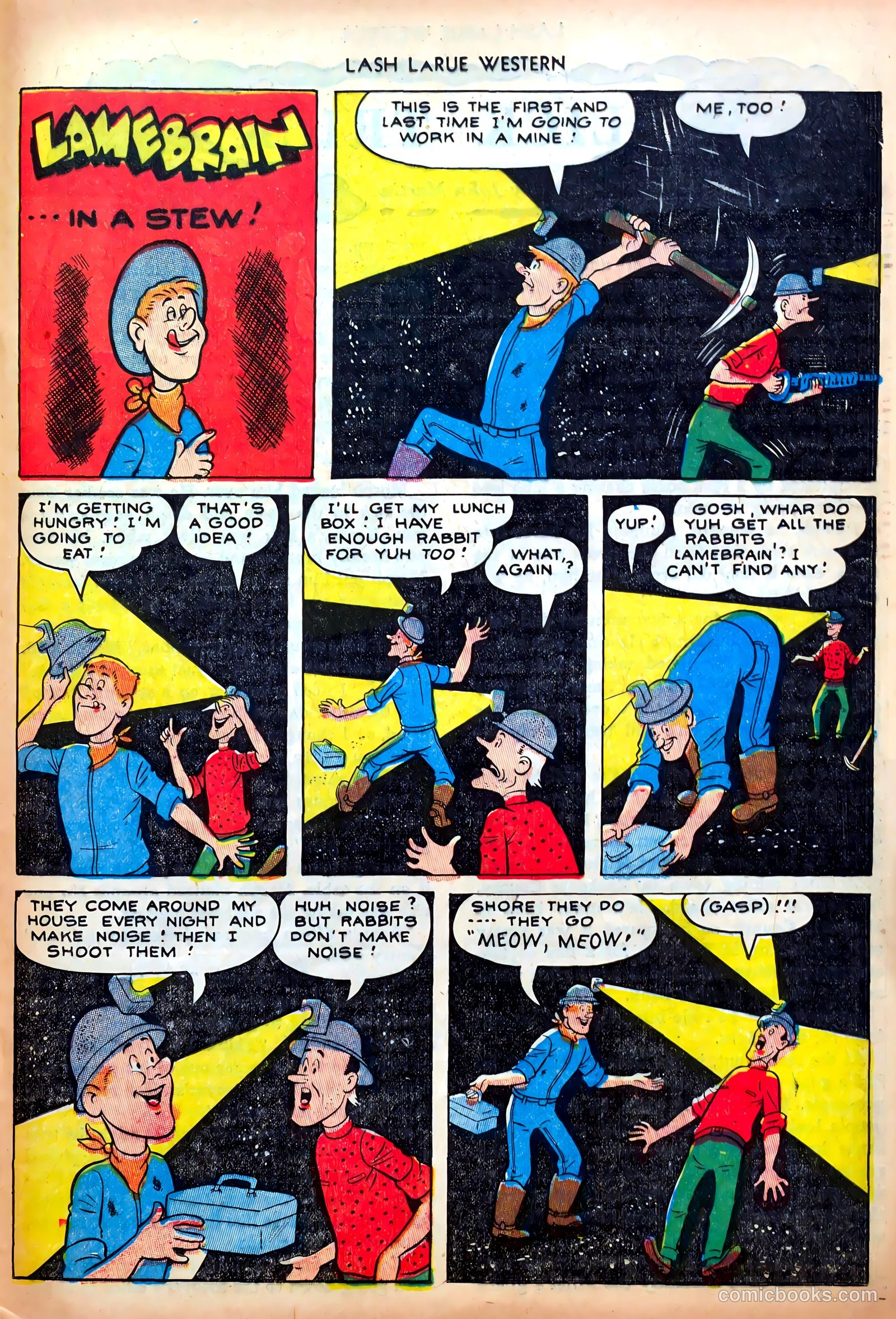 Lash LaRue Western #33 (1952) — page 25 of 36
