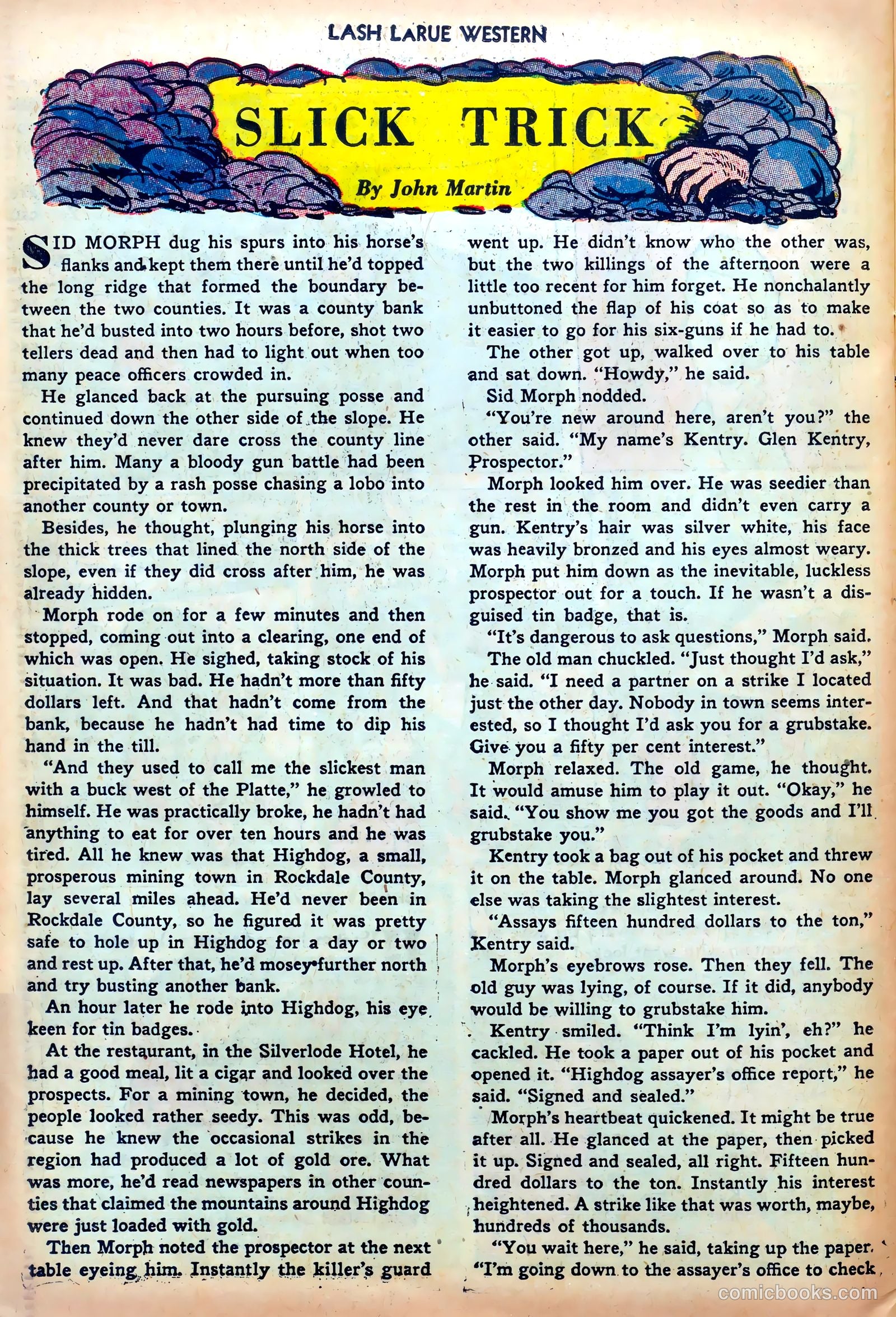 Lash LaRue Western #33 (1952) — page 26 of 36