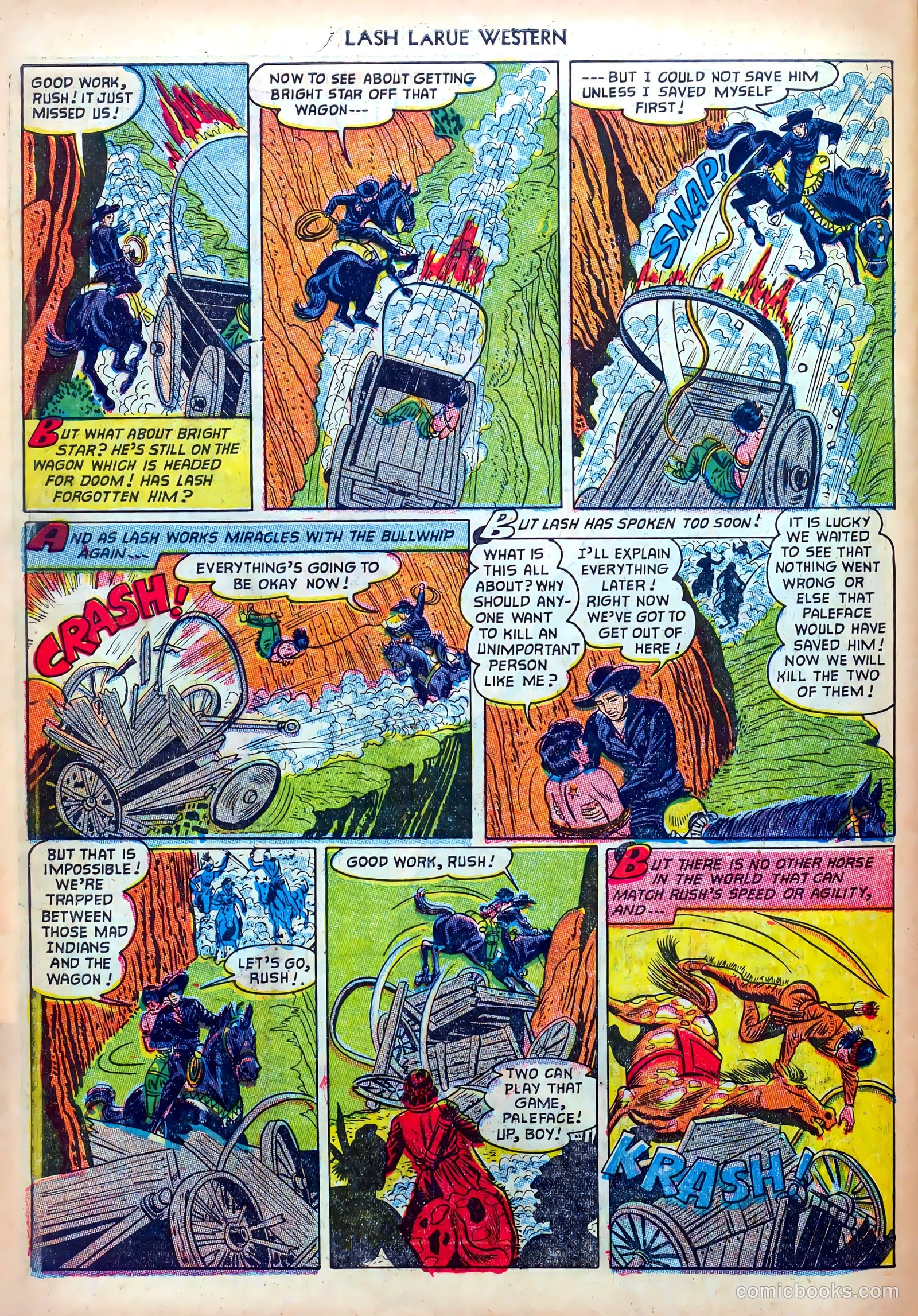 Lash LaRue Western #33 (1952) — page 30 of 36
