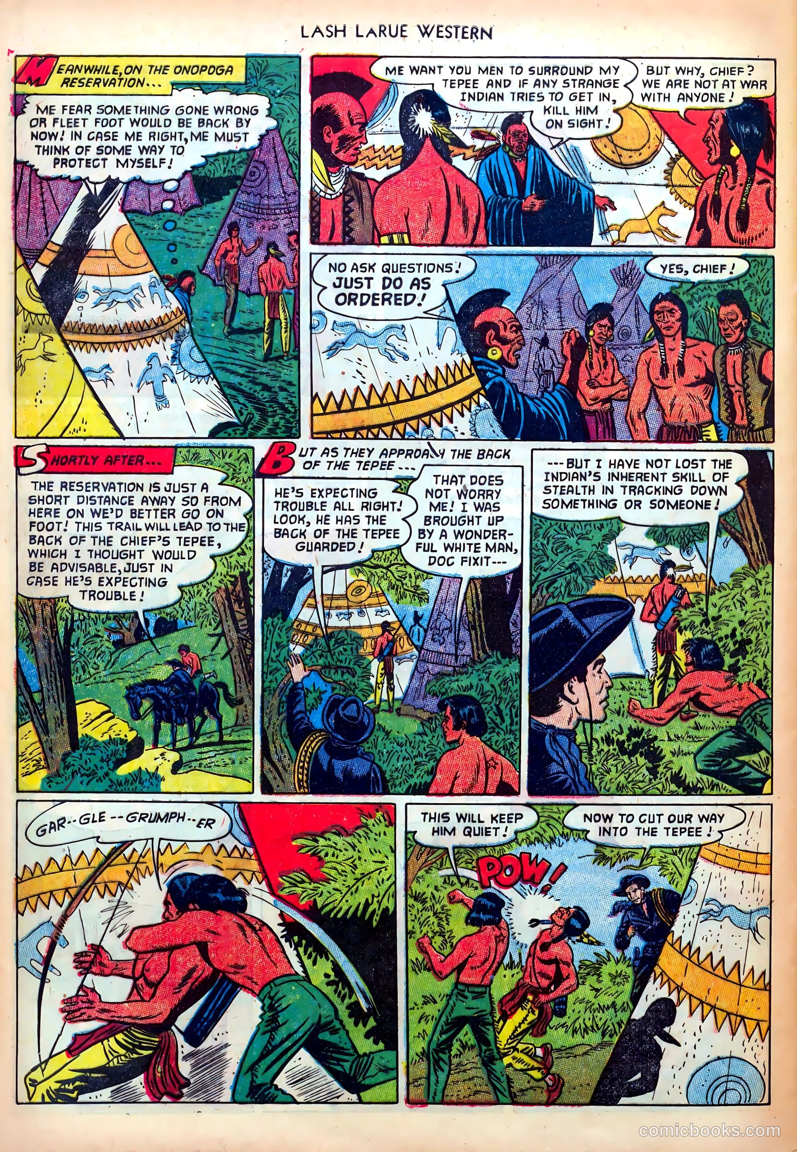 Lash LaRue Western #33 (1952) — page 32 of 36