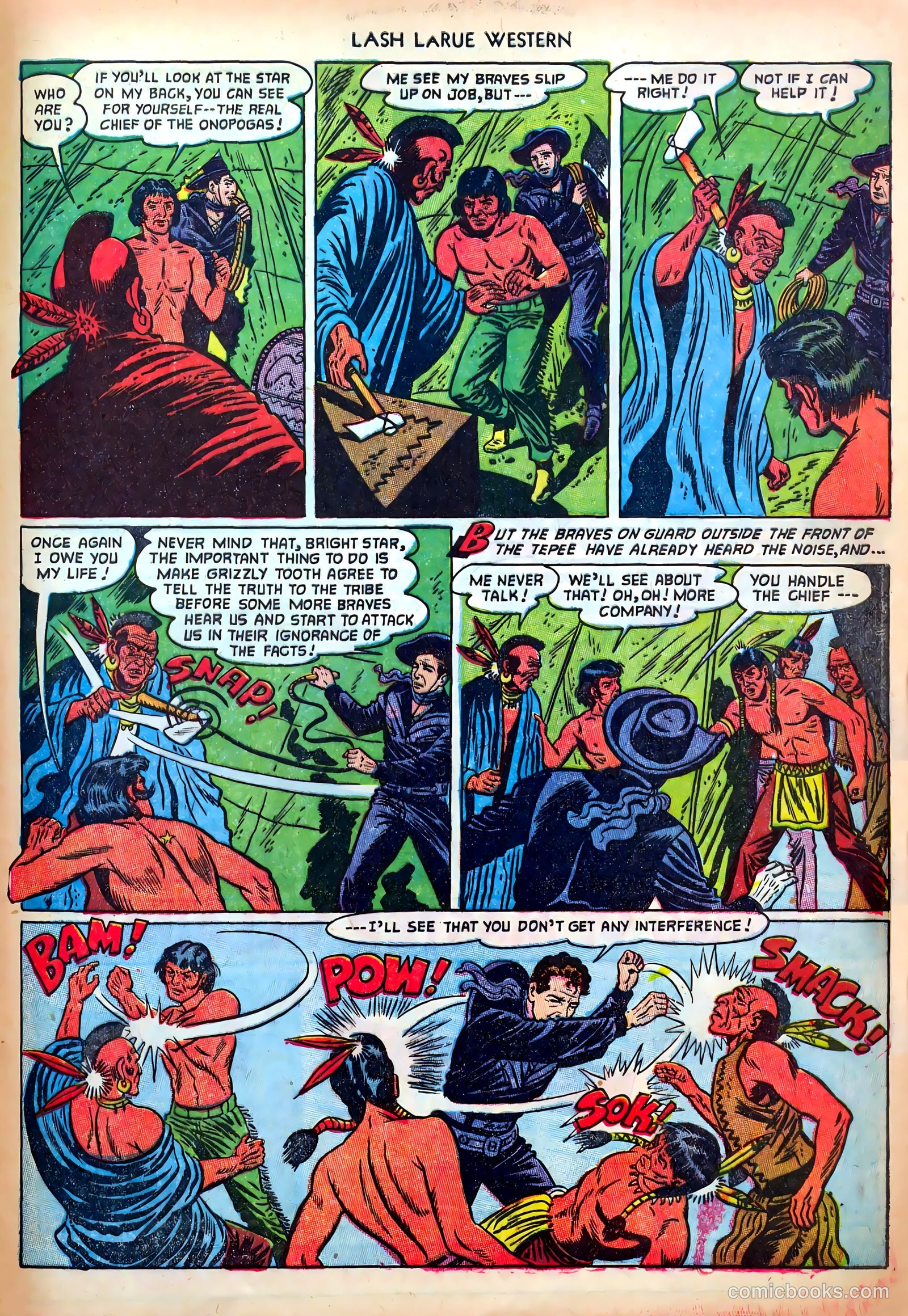 Lash LaRue Western #33 (1952) — page 33 of 36
