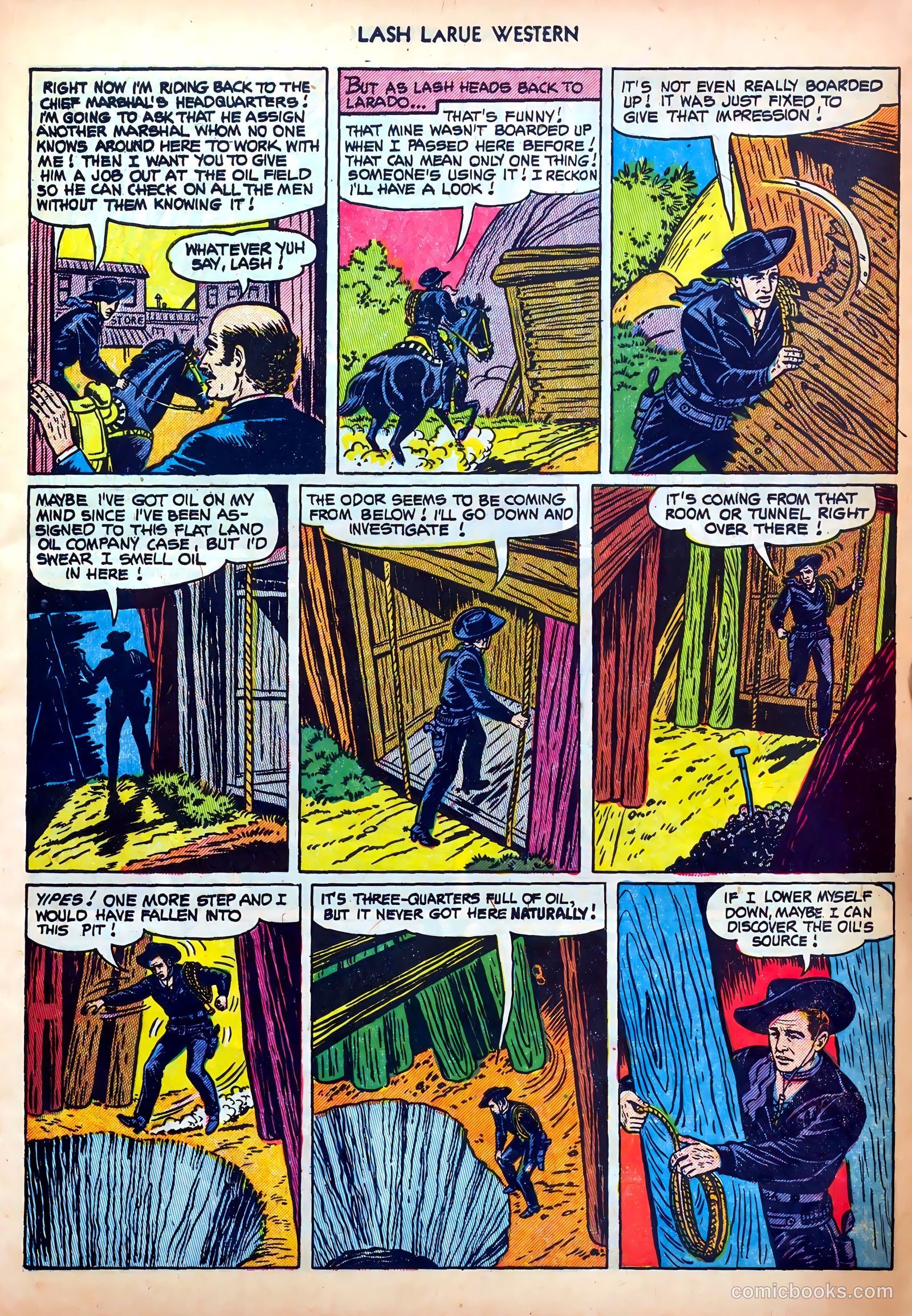 Lash LaRue Western #34 (1952) — page 5 of 36