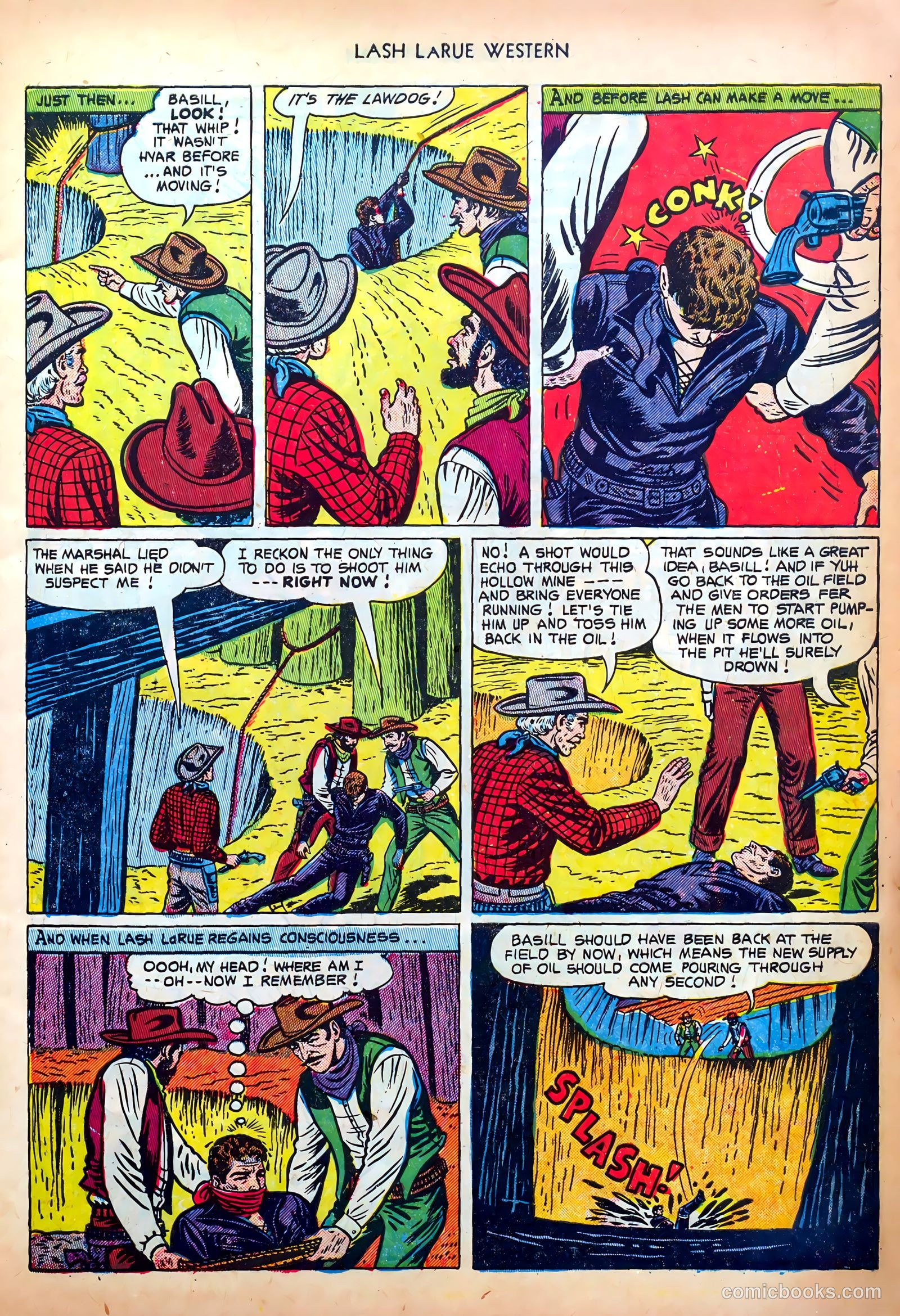 Lash LaRue Western #34 (1952) — page 7 of 36