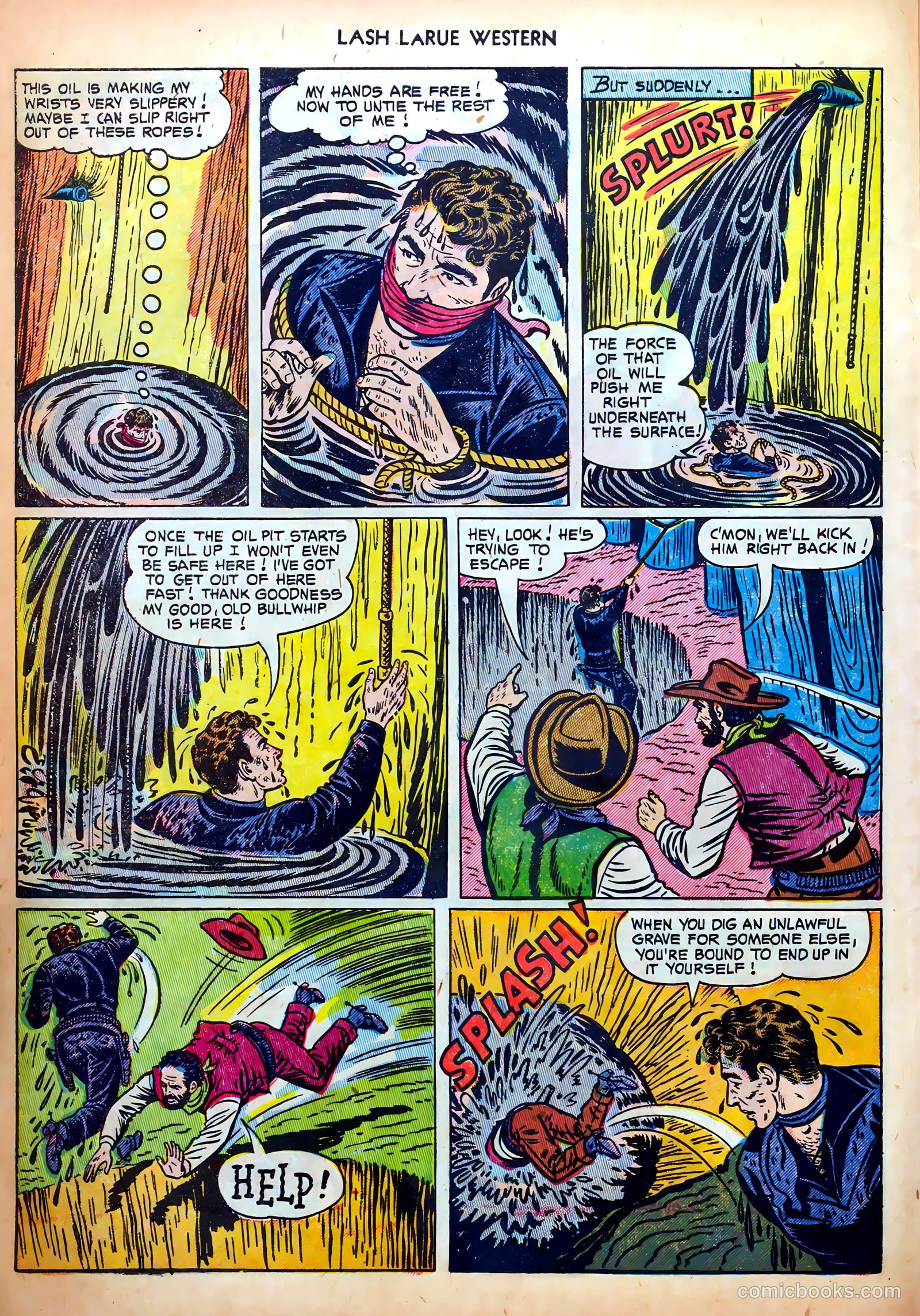 Lash LaRue Western #34 (1952) — page 8 of 36