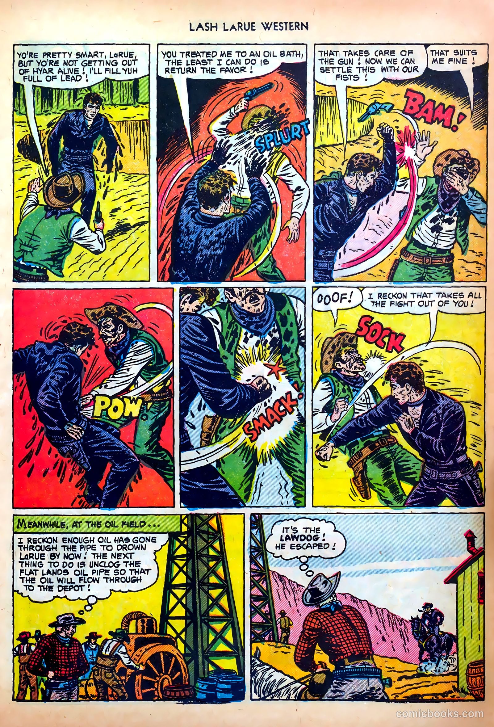 Lash LaRue Western #34 (1952) — page 9 of 36