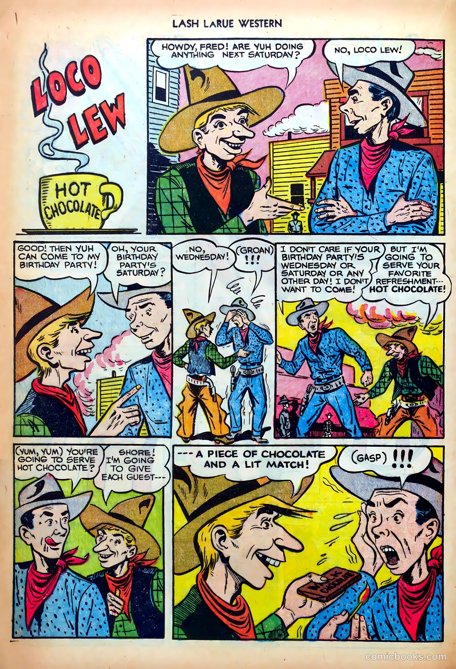 Lash LaRue Western #34 (1952) — page 12 of 36